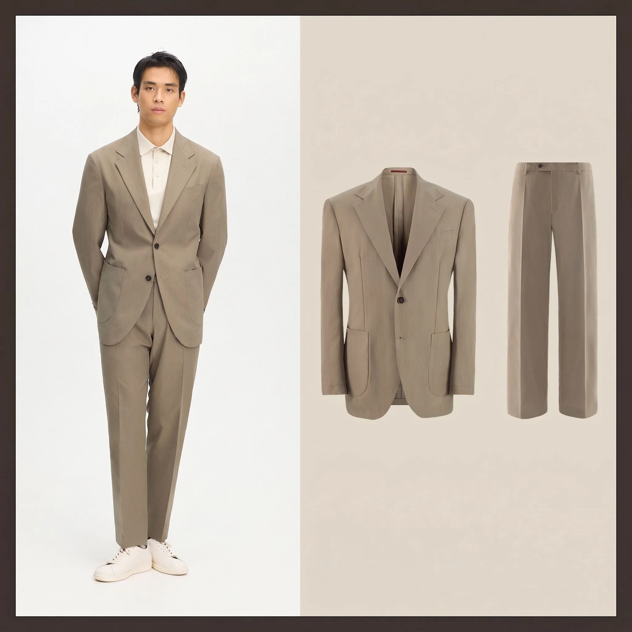 Textured Two-Piece Suit - Image 11