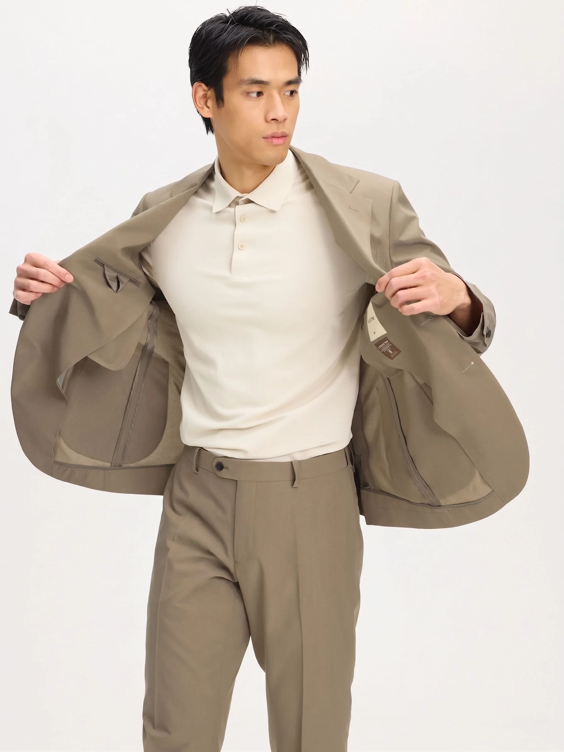 Textured Two-Piece Suit - Image 2