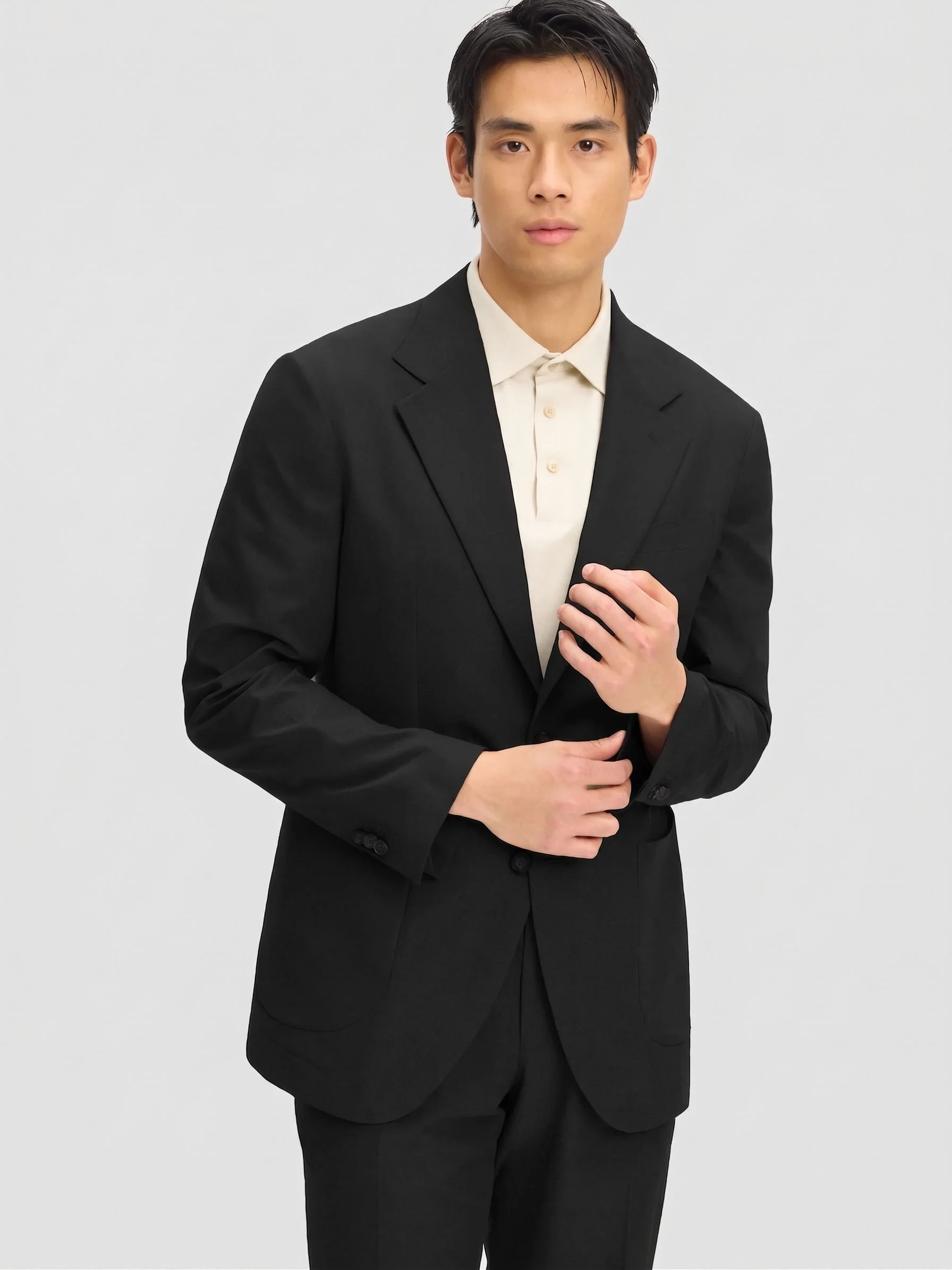 Textured Two-Piece Suit - Image 3