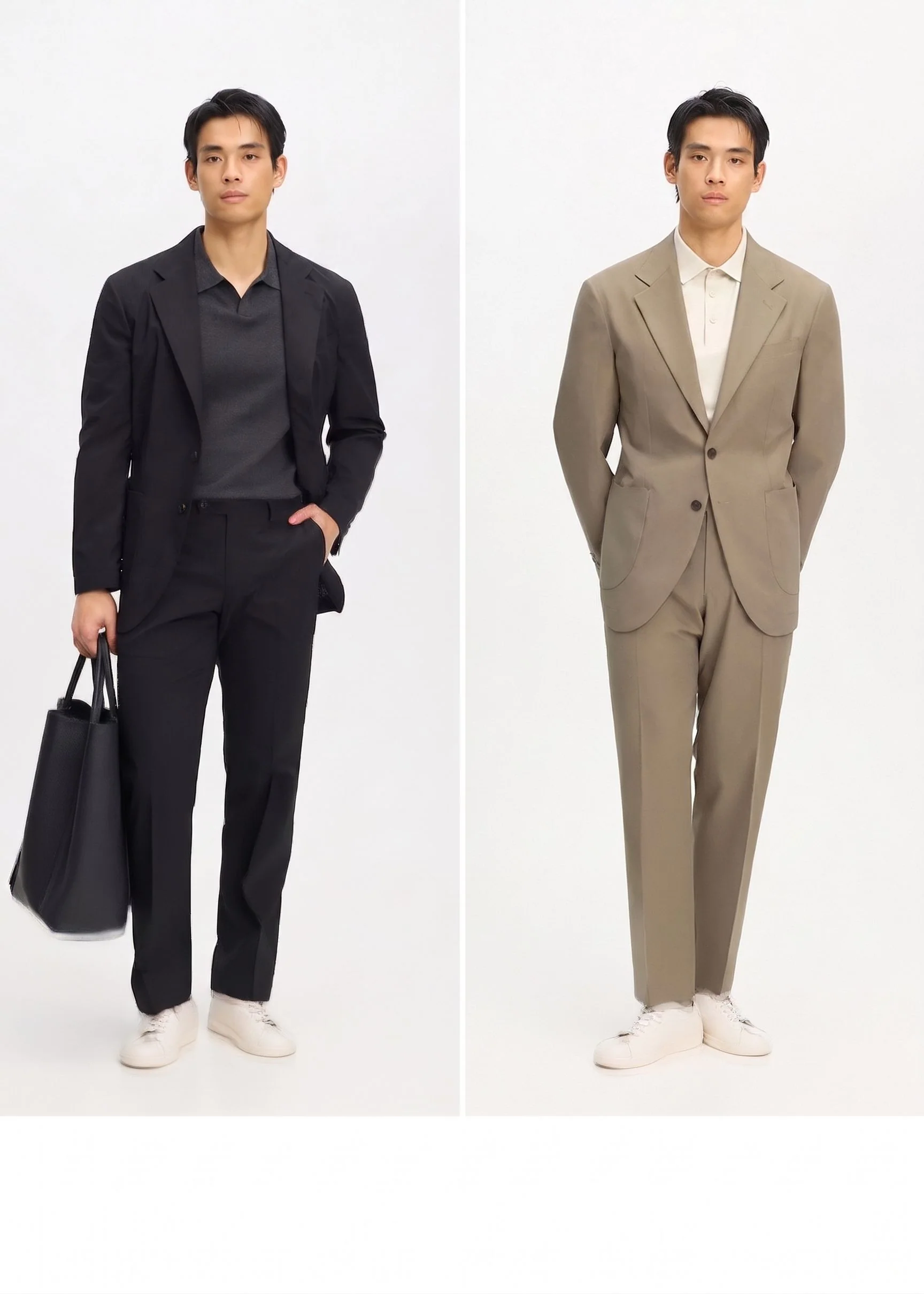 Textured Two-Piece Suit - Image 5