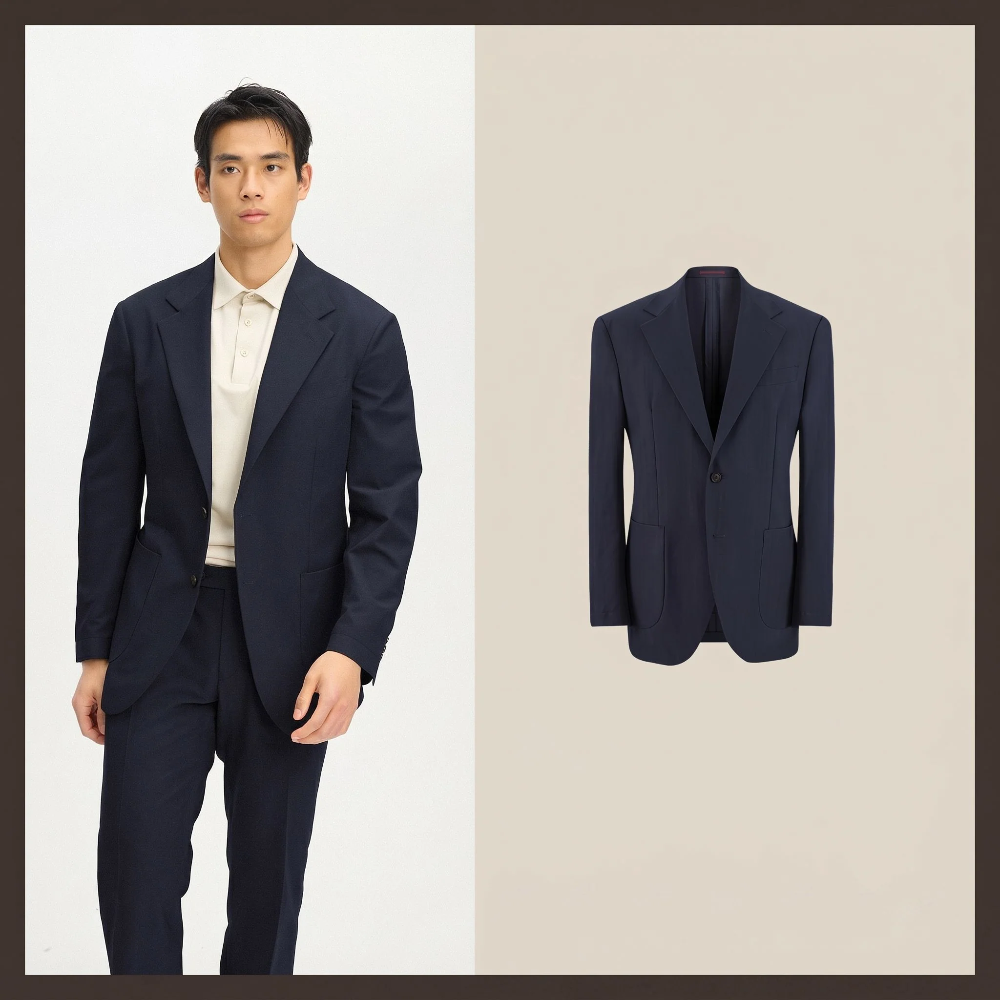 Textured Two-Piece Suit - Image 6