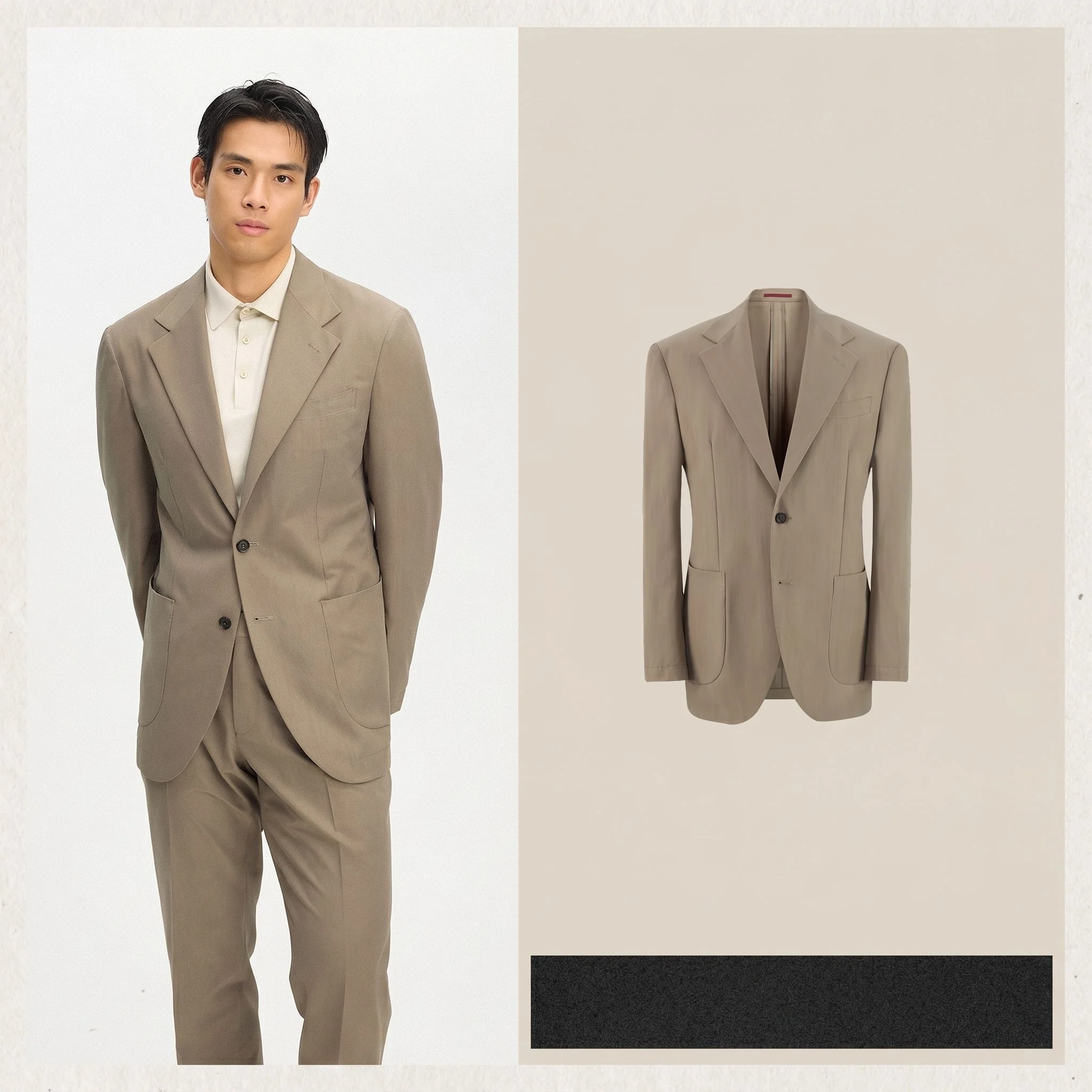 Textured Two-Piece Suit - Image 8