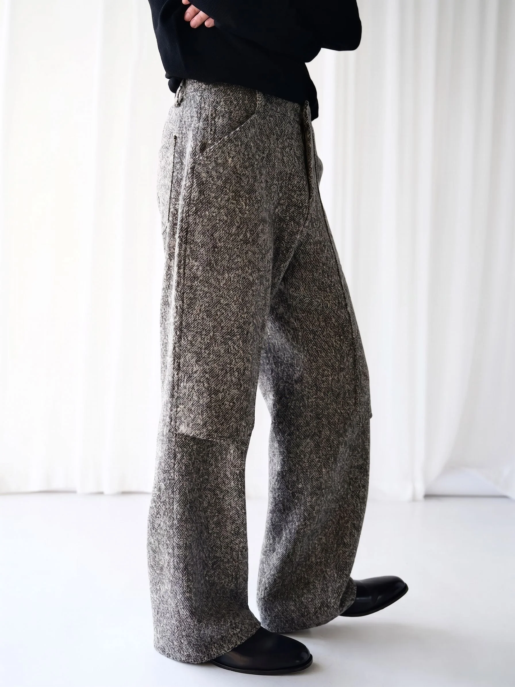 Textured Utility Trousers