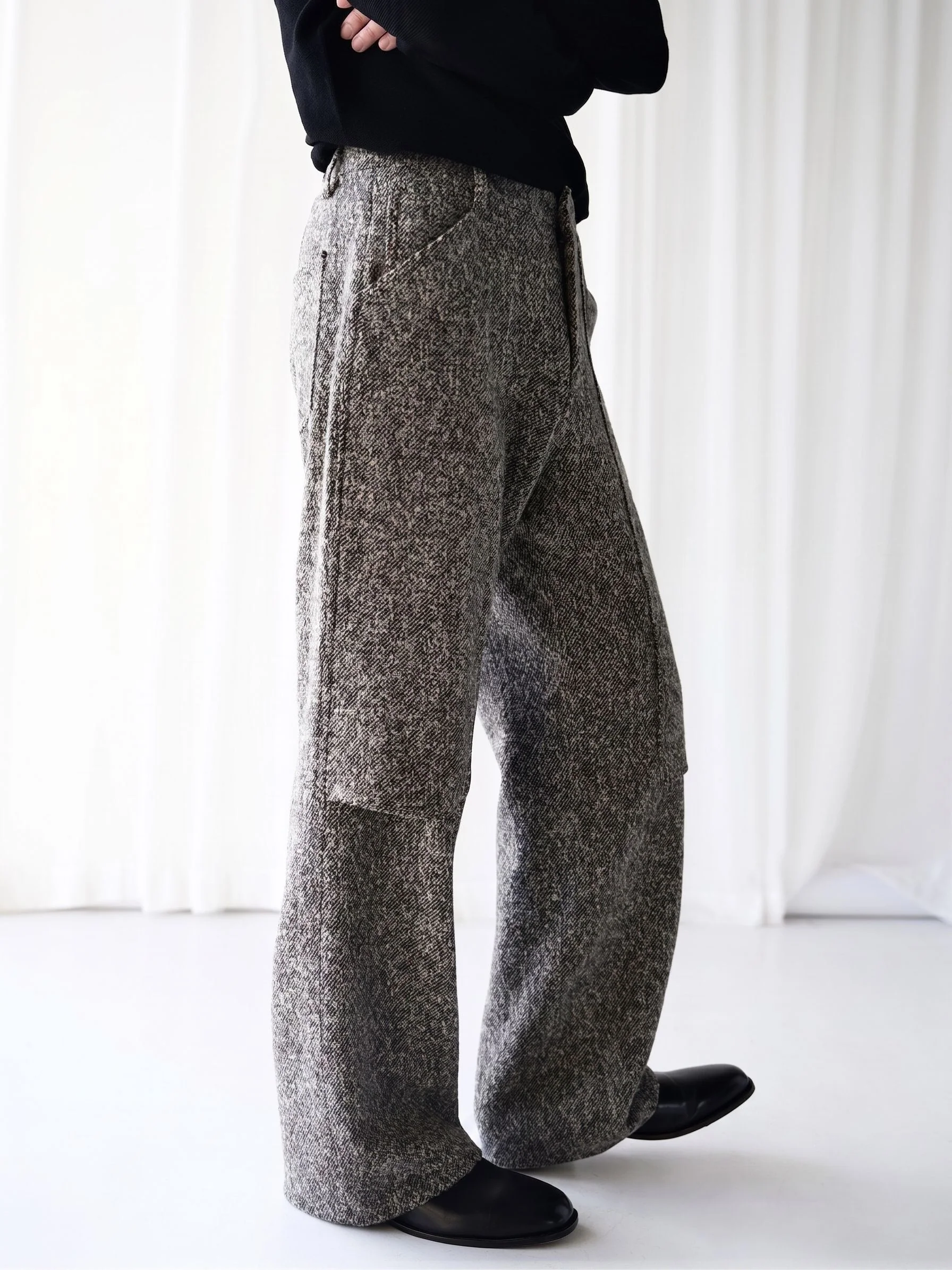 Textured Utility Trousers - Image 3