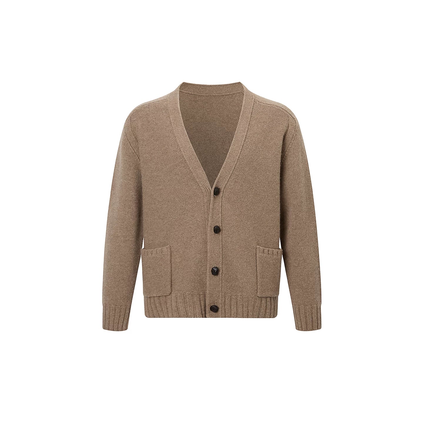 Textured V-Neck Cardigan - Image 2