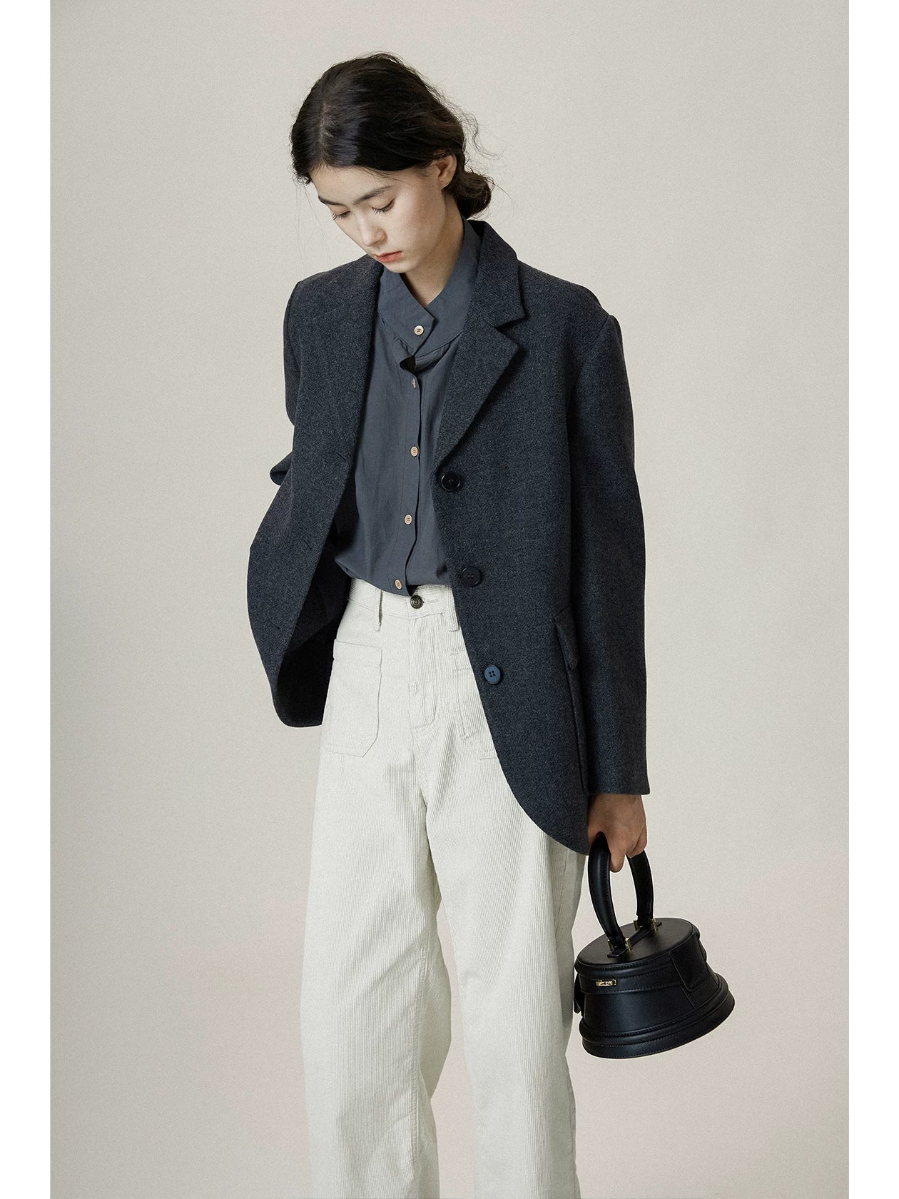 Textured Wool-Blend Blazer - Image 3