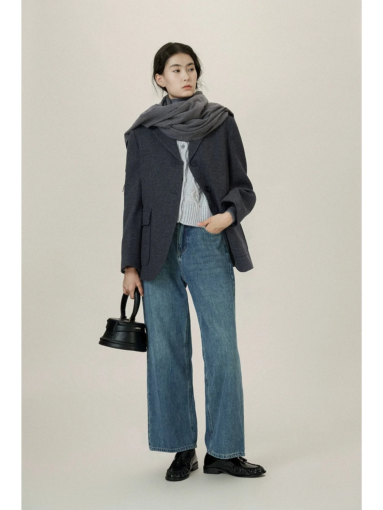 Textured Wool-Blend Blazer - Image 5