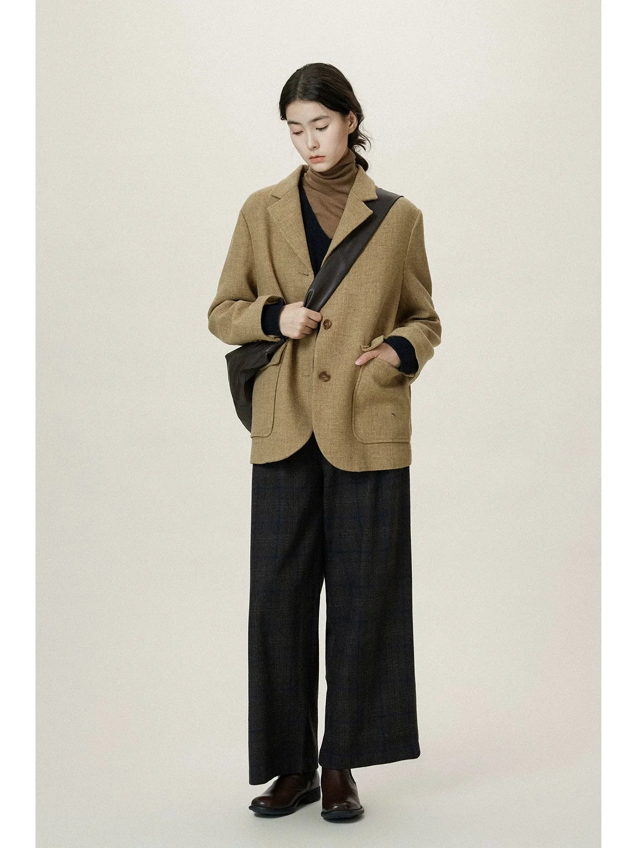 Textured Wool-Blend Blazer - Image 6