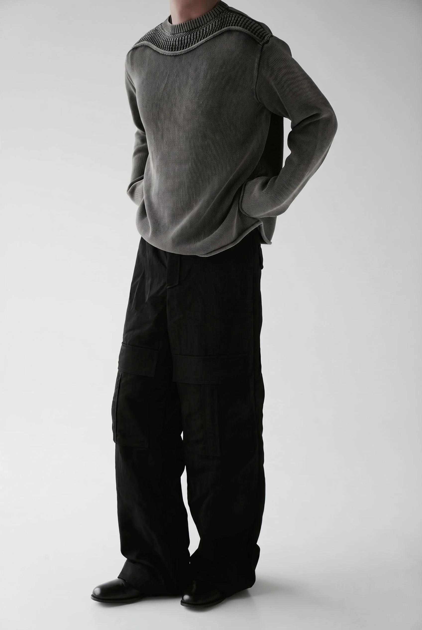 Textured Yoke Sweater - Image 4
