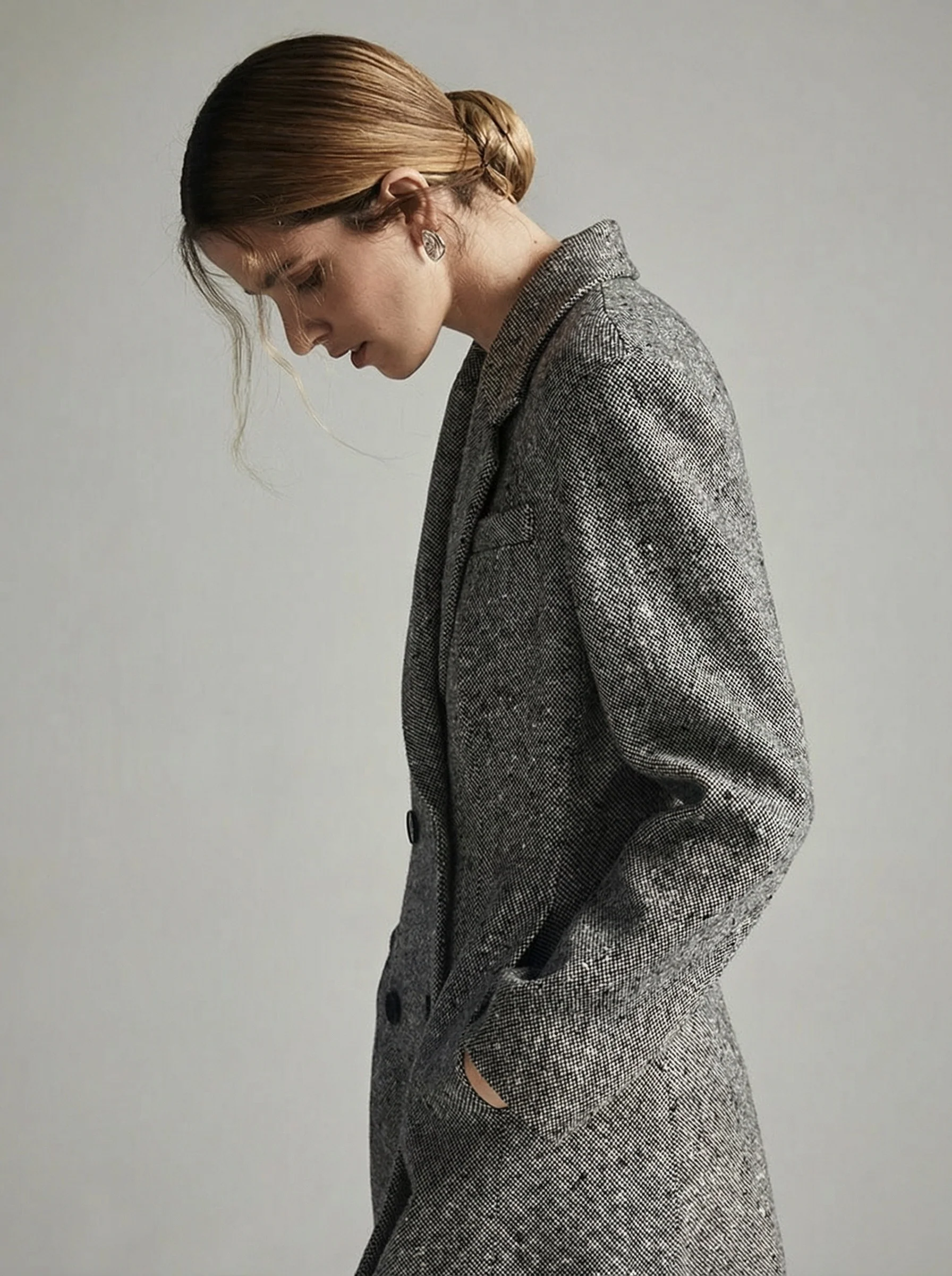 Teyana Wool Tweed Coat - Image 3