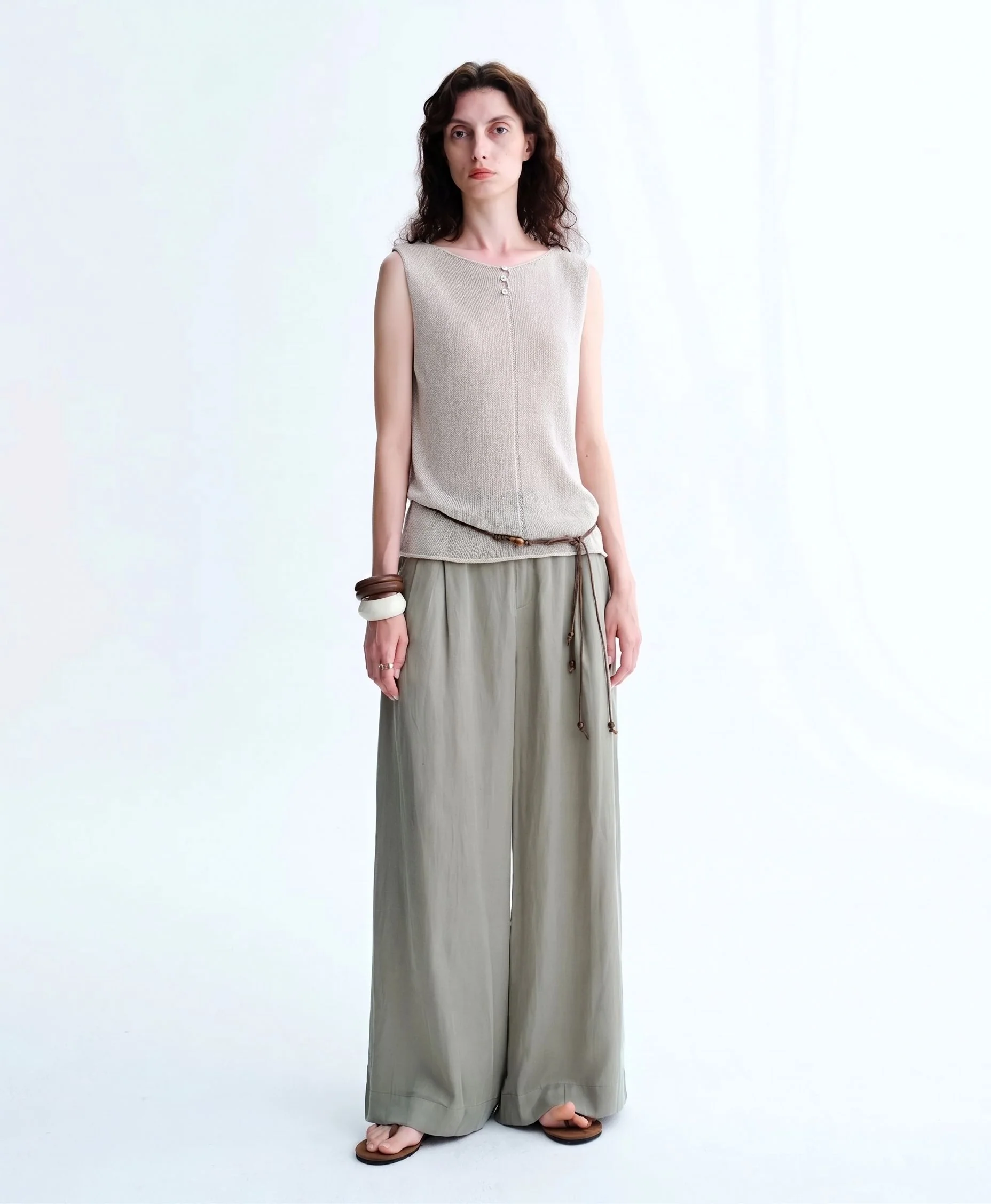 Three-Button Knit Shell - Image 4