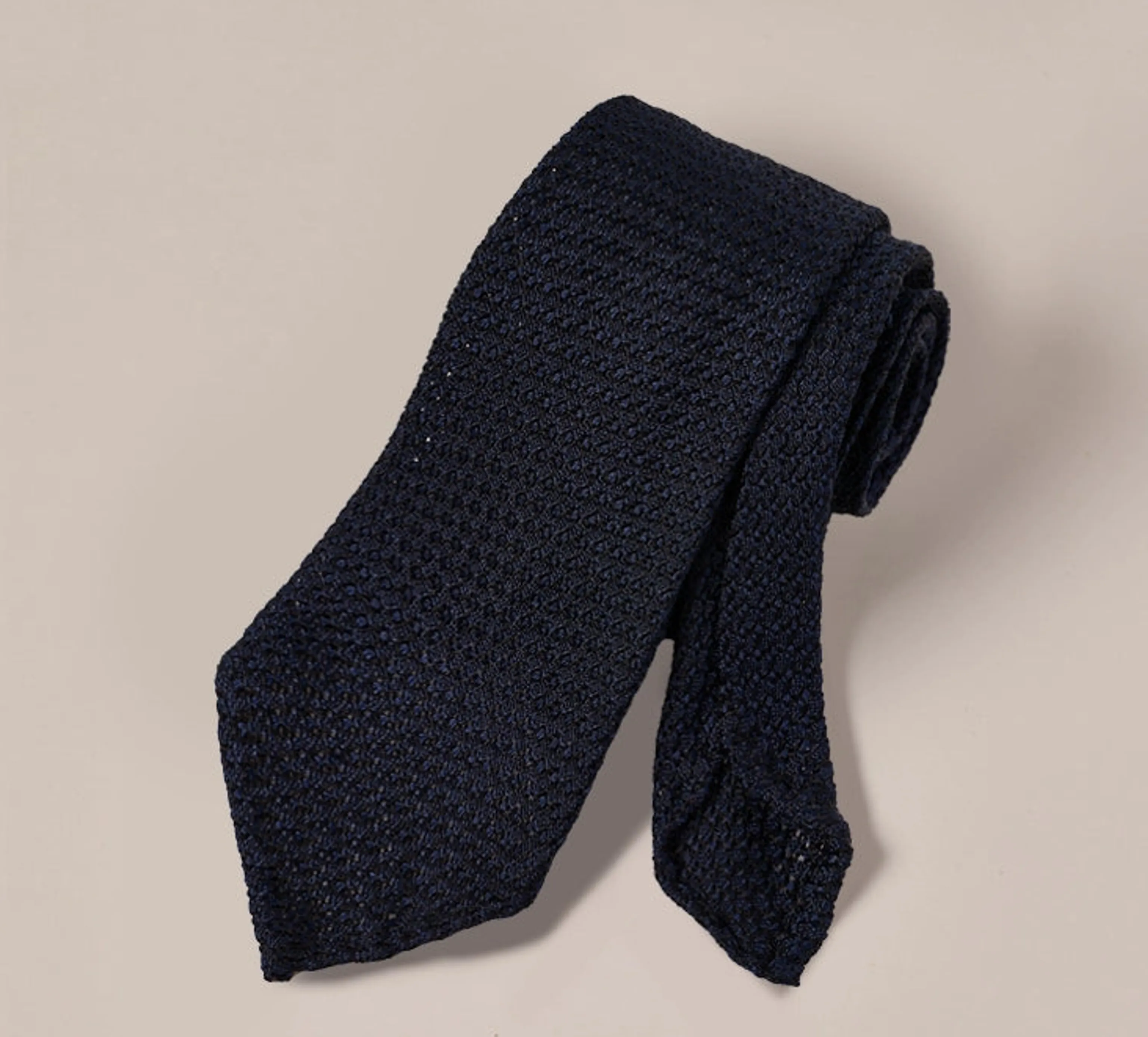 Three-Fold Silk Knitted Tie - Image 9