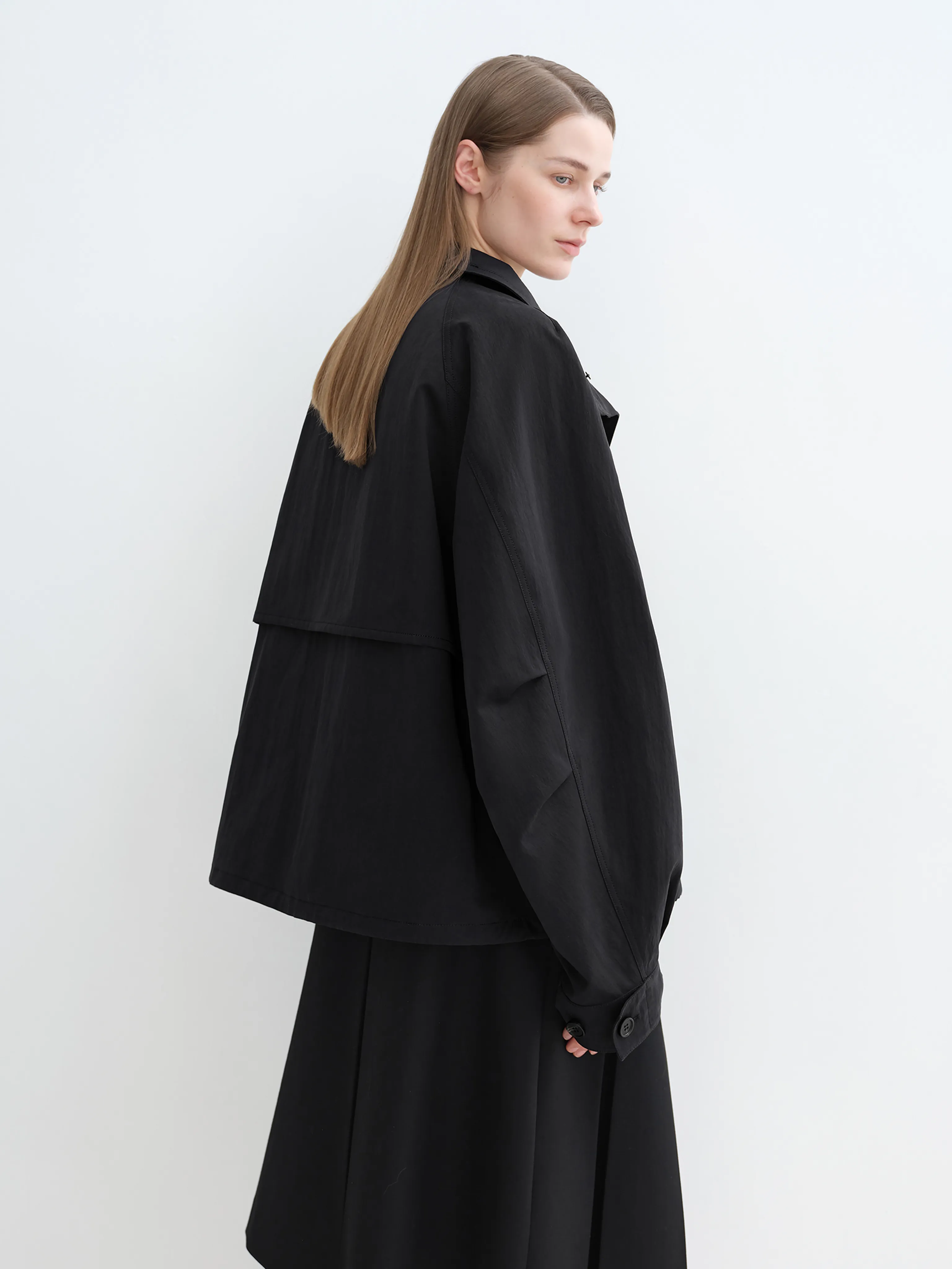 Three-Way Raccoon Fur Collar Down Parka - Image 2