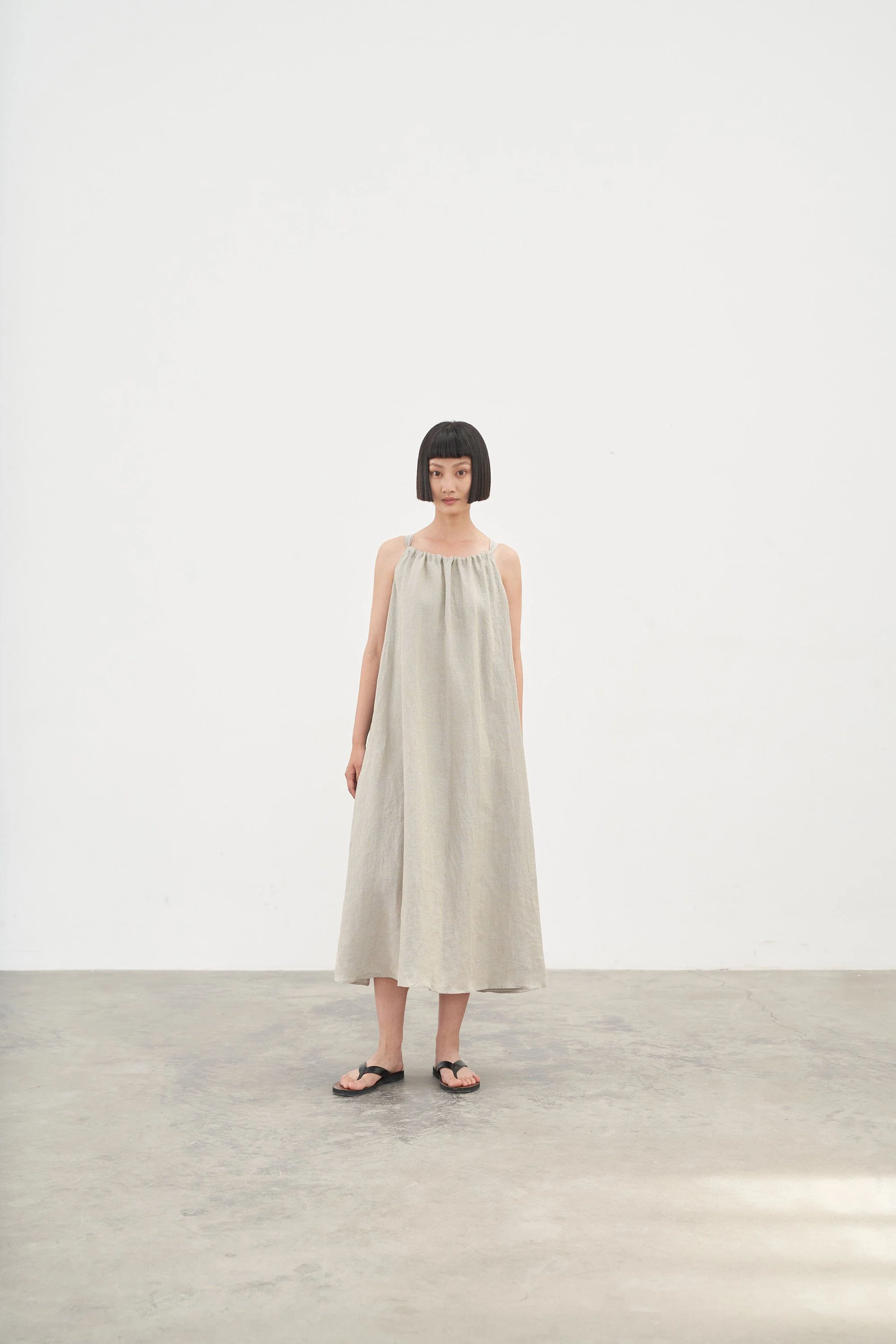 Tie-Back Maxi Dress