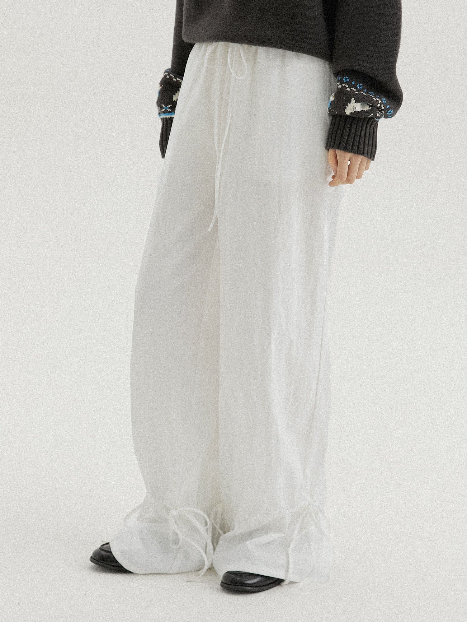 Tie Hem Pants