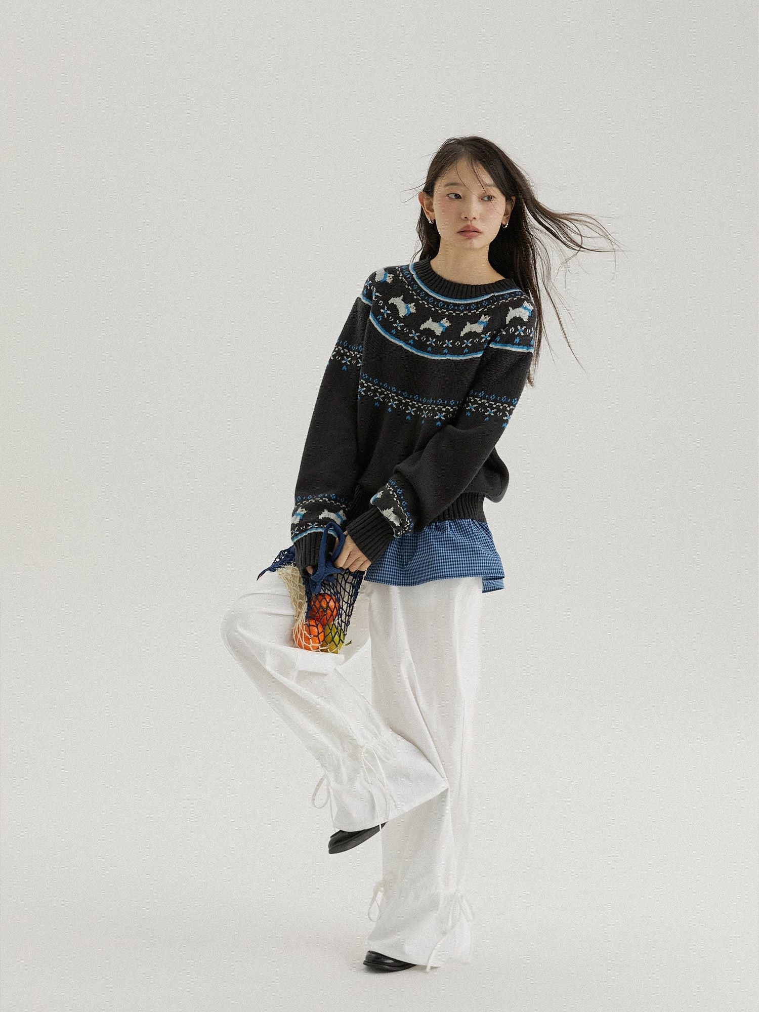 Tie Hem Pants - Image 4