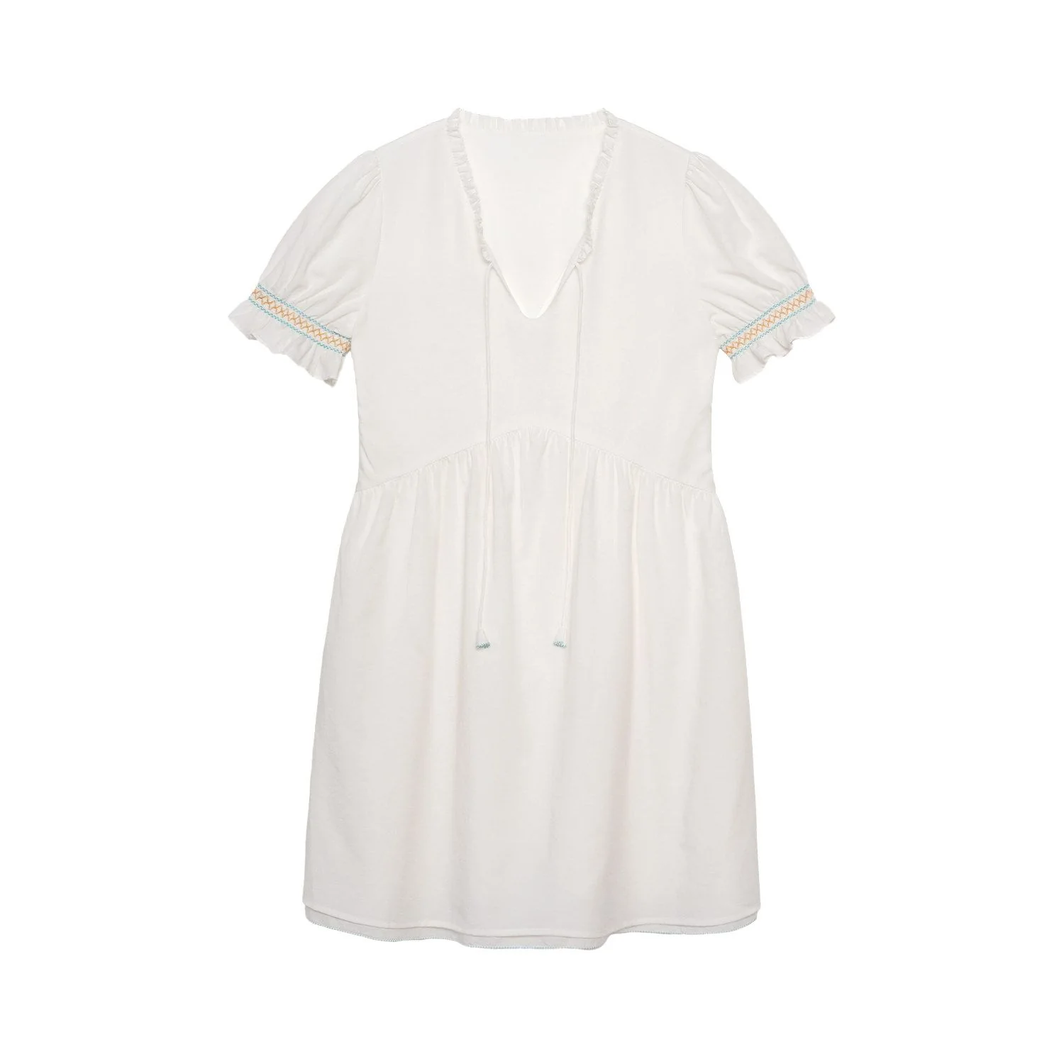 Tie-Neck Babydoll Dress - Image 6
