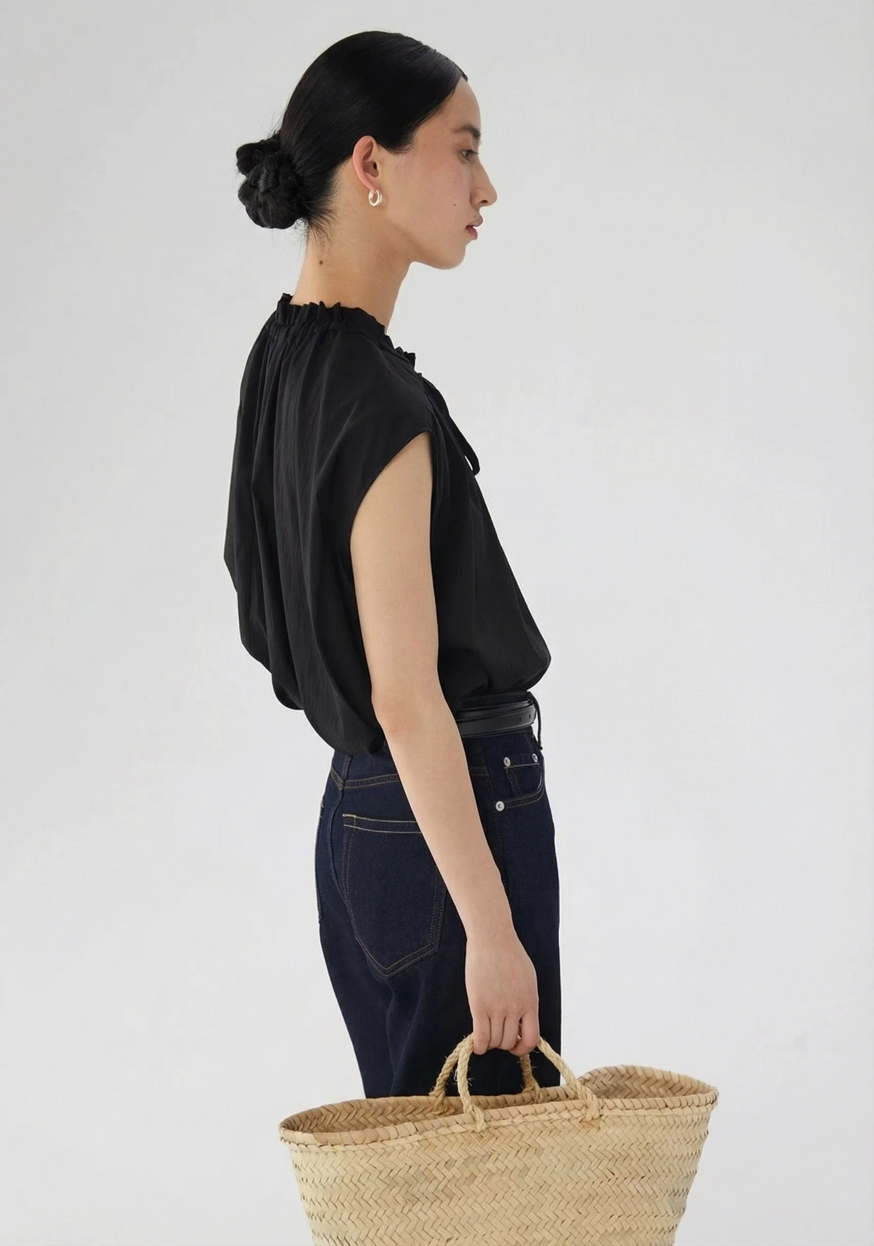 Tie Neck Blouse - Image 2
