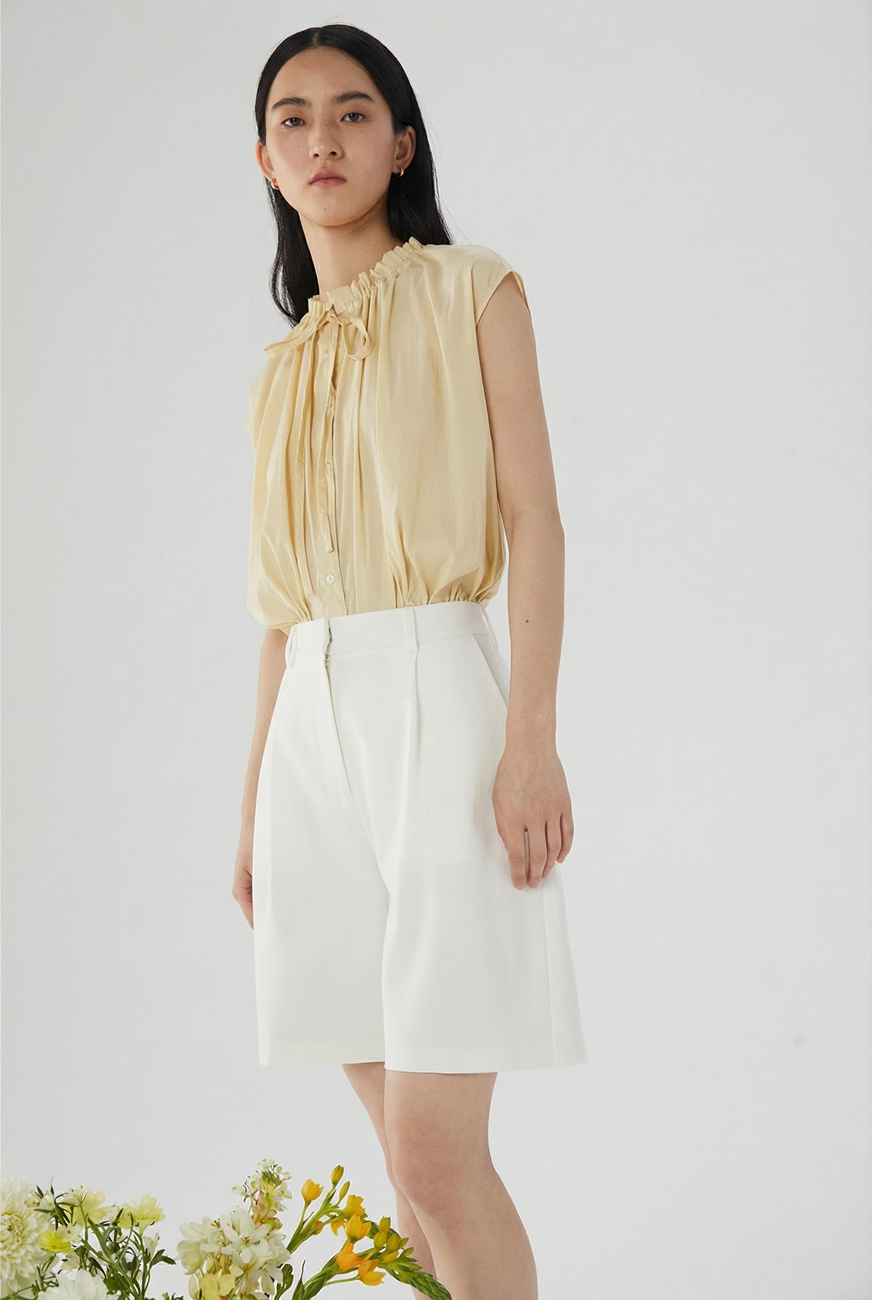 Tie Neck Blouse - Image 4
