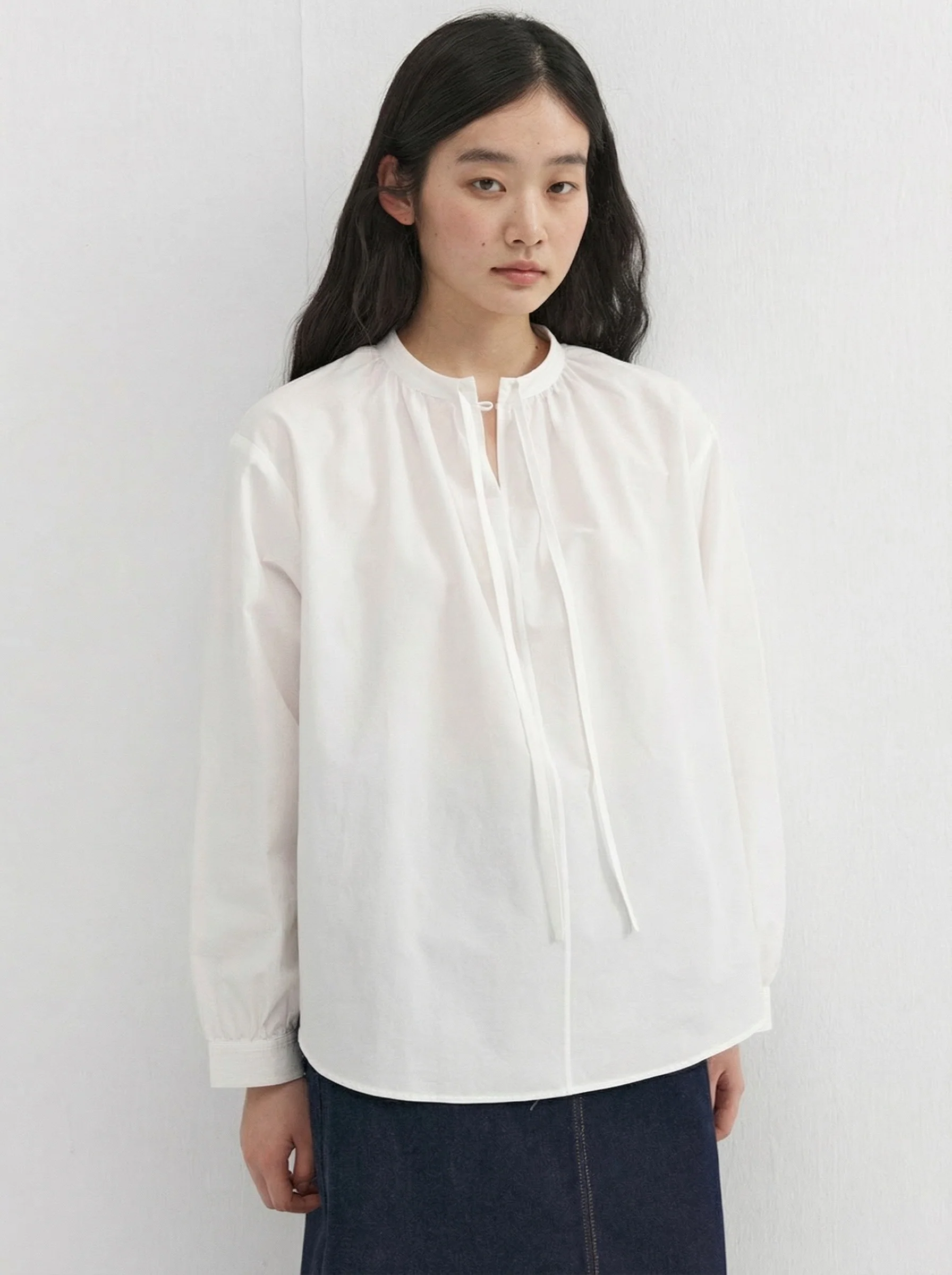 Tie Neck Blouse - Image 4