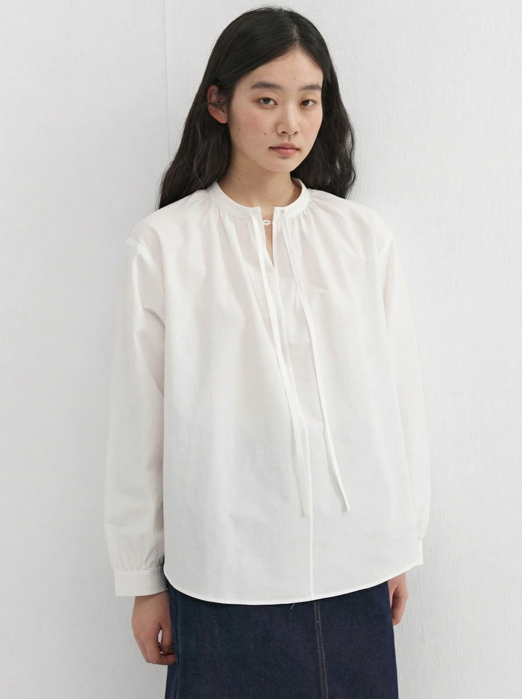 Tie Neck Blouse - Image 5