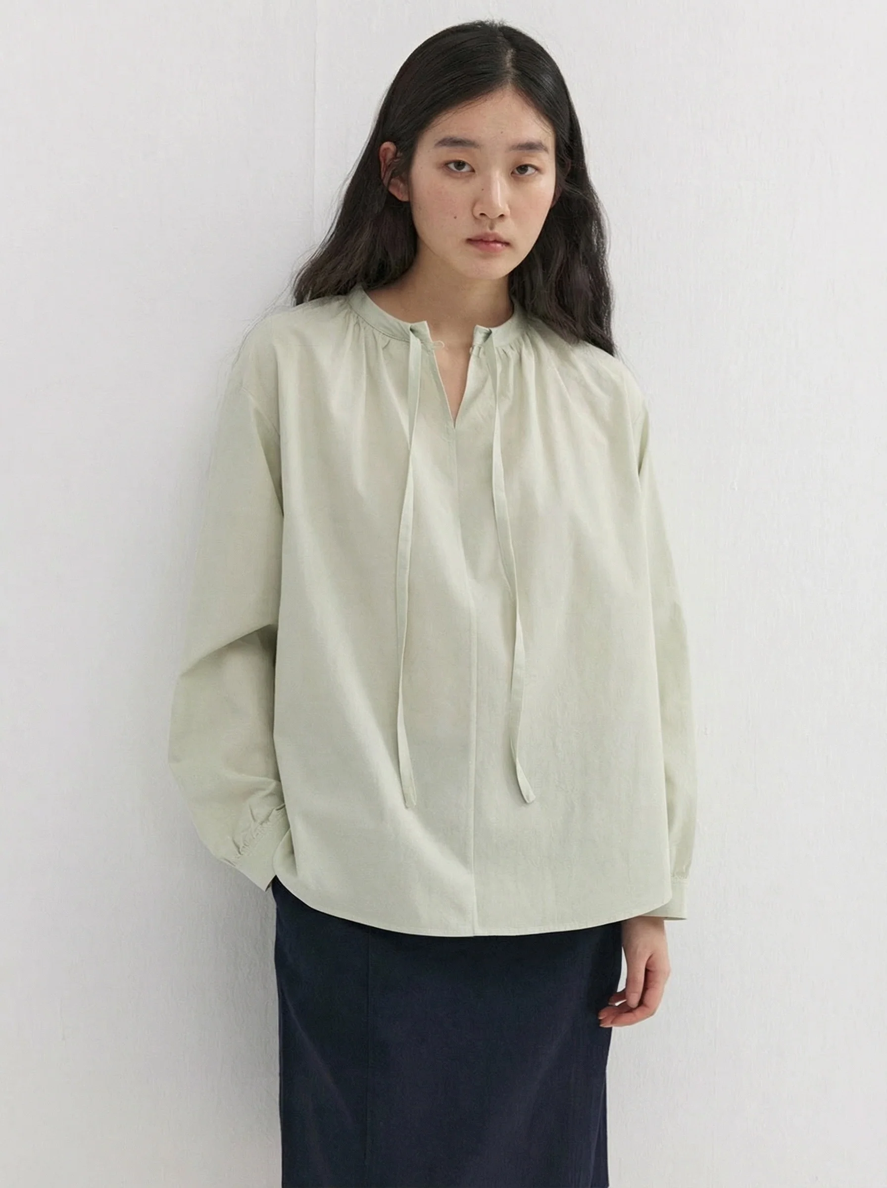 Tie Neck Blouse - Image 7