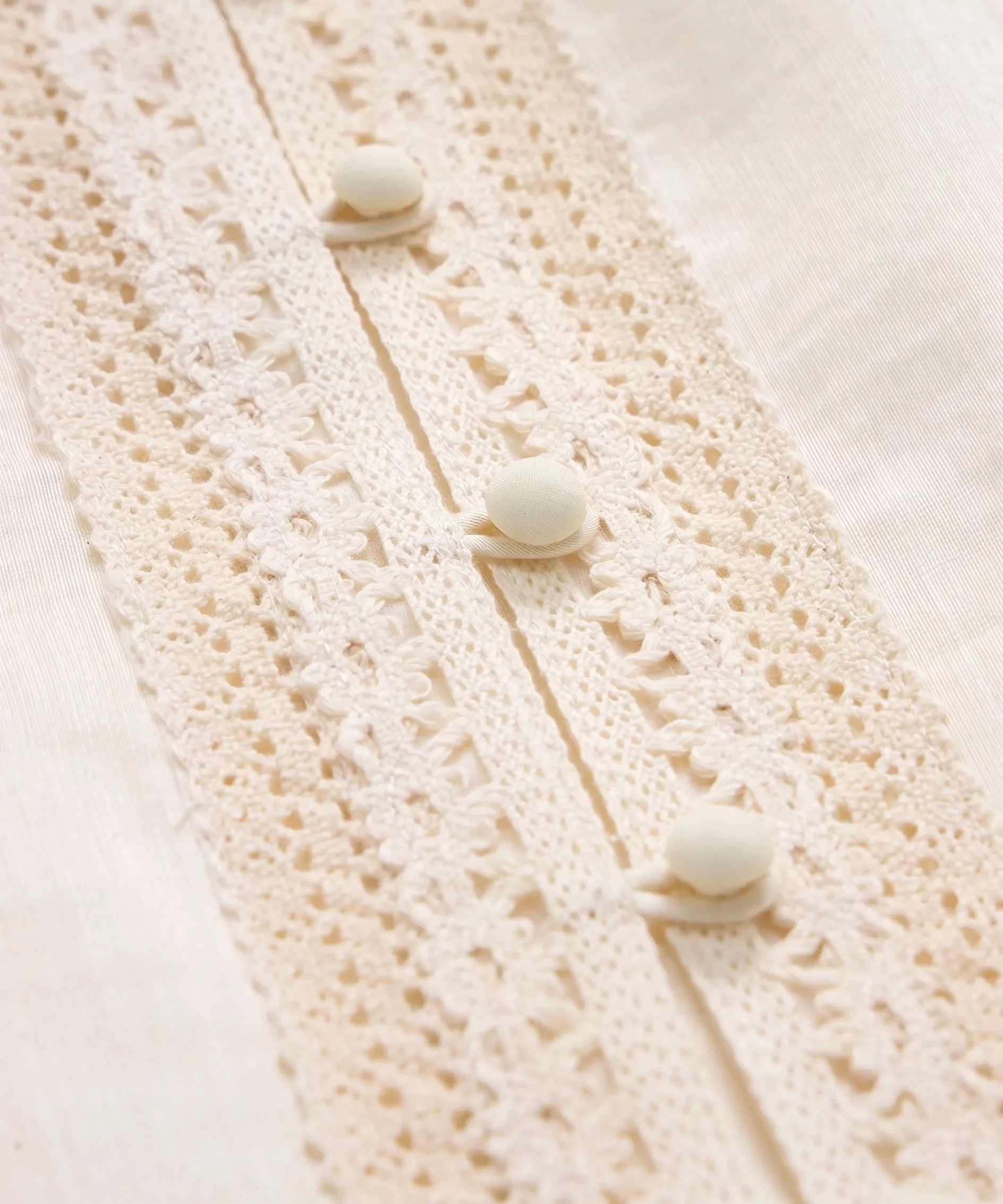 Tie-Neck Lace Blouse - Image 2