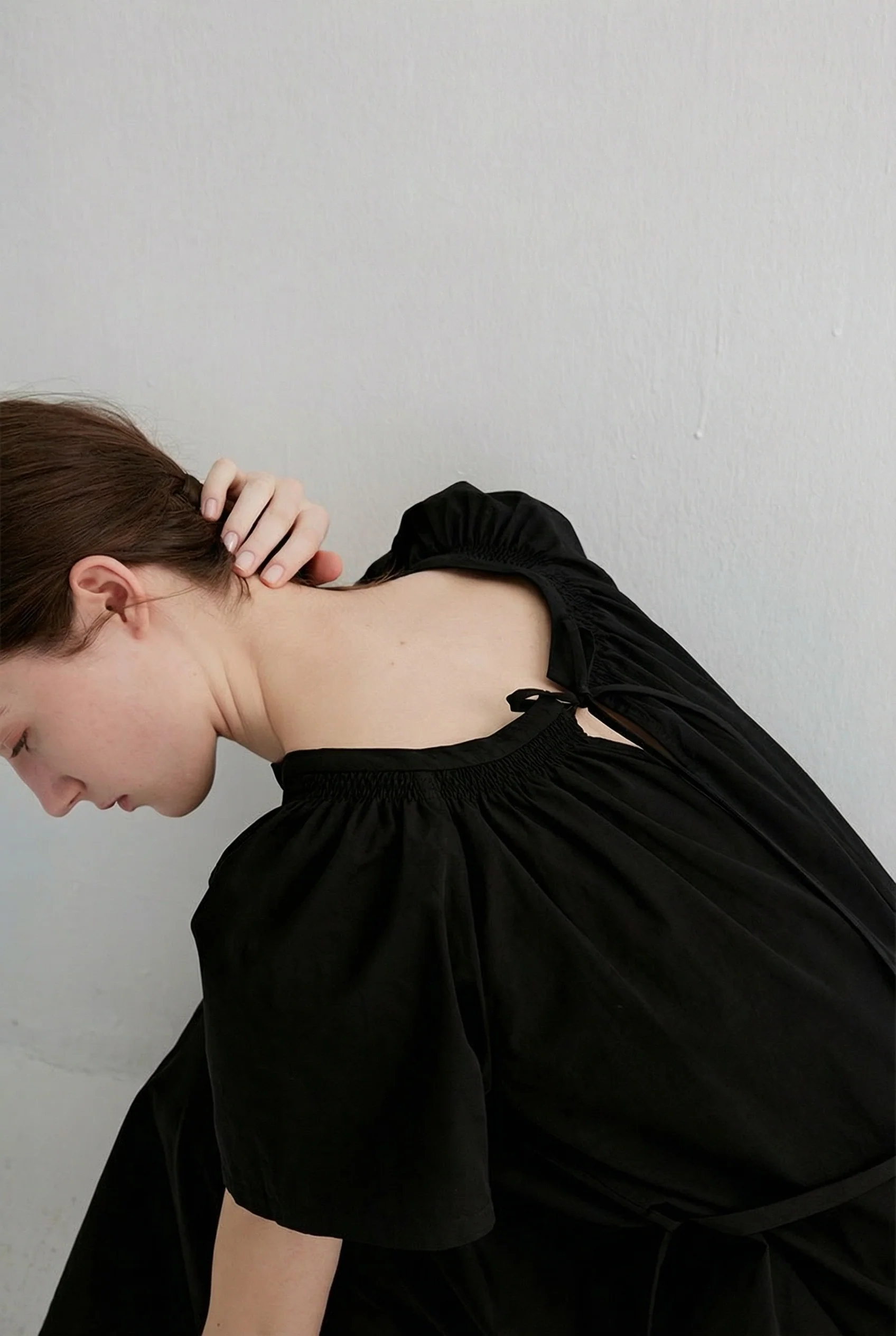 Tie-Neck Midi Dress - Image 8