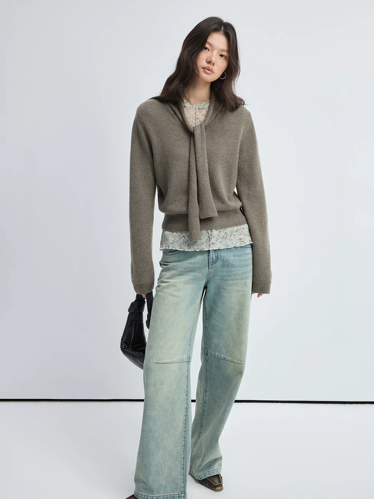 Tie-Neck Sweater - Image 4