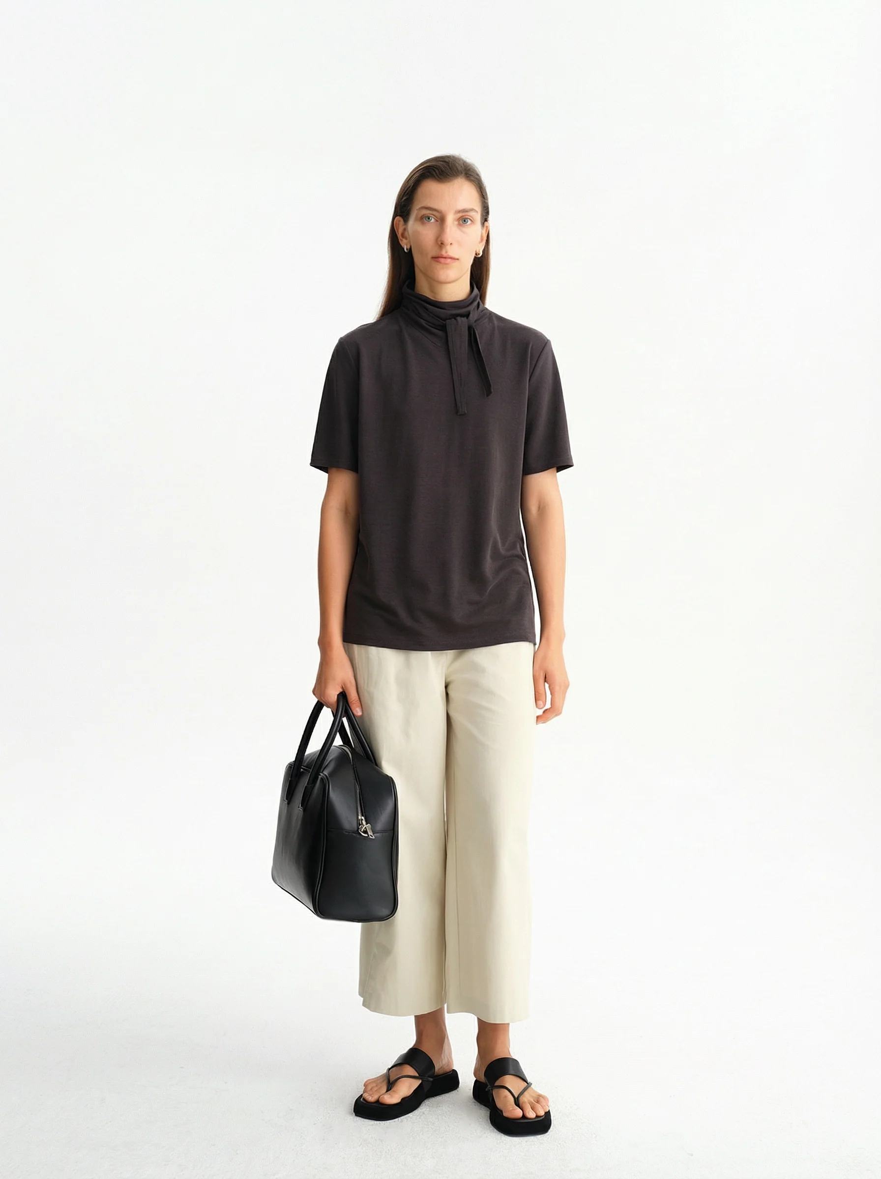 Tie-Neck Tee - Image 3