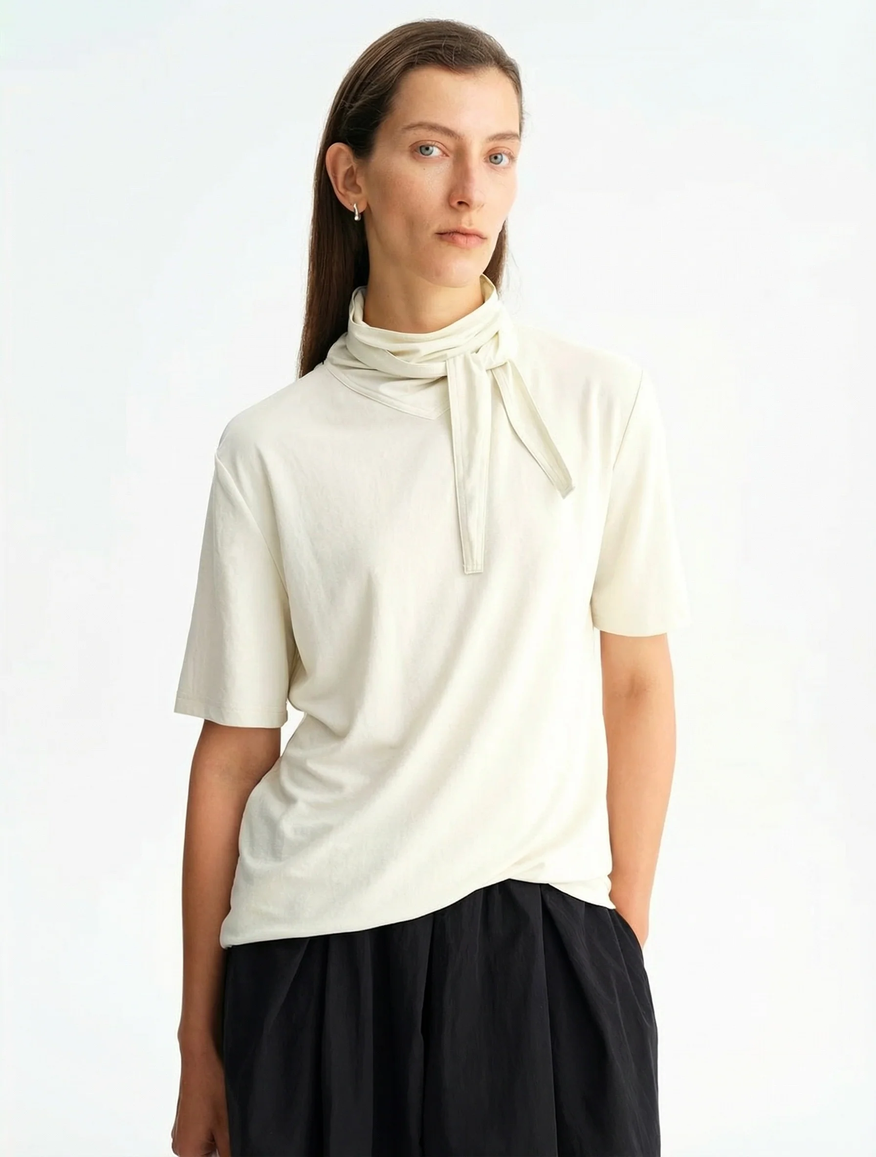 Tie-Neck Tee - Image 6