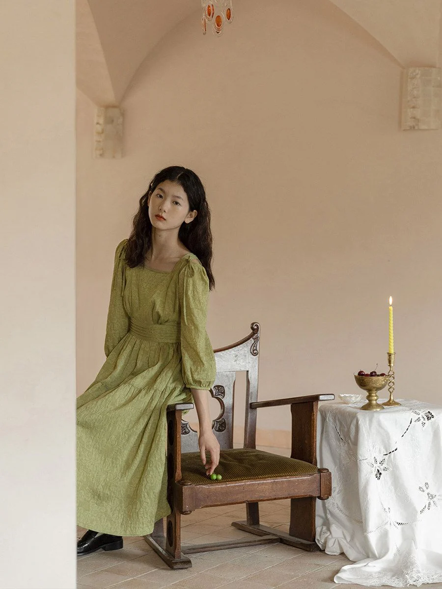 Tie-Shoulder Midi Dress - Image 2
