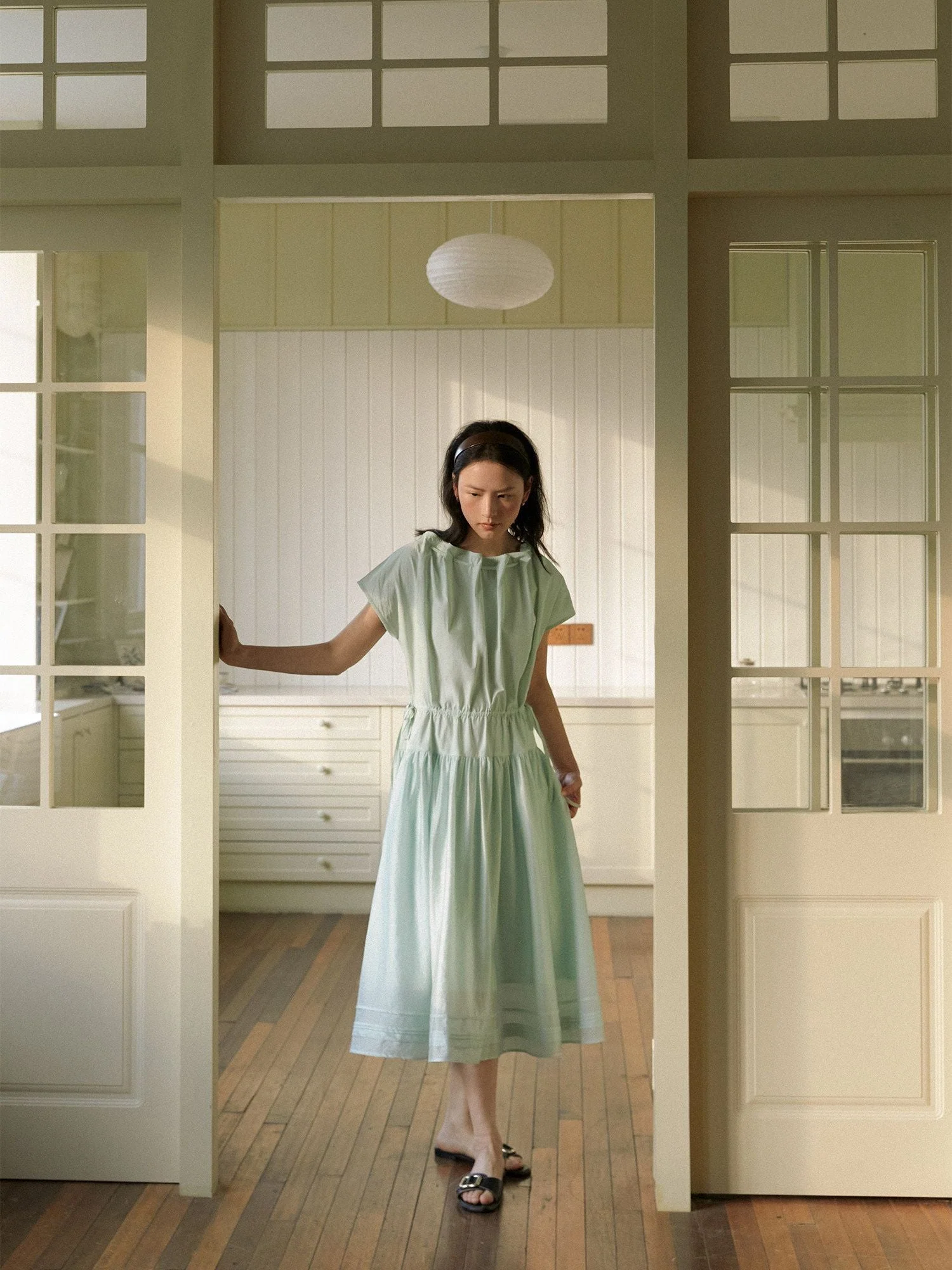 Tie-Shoulder Midi Dress - Image 2
