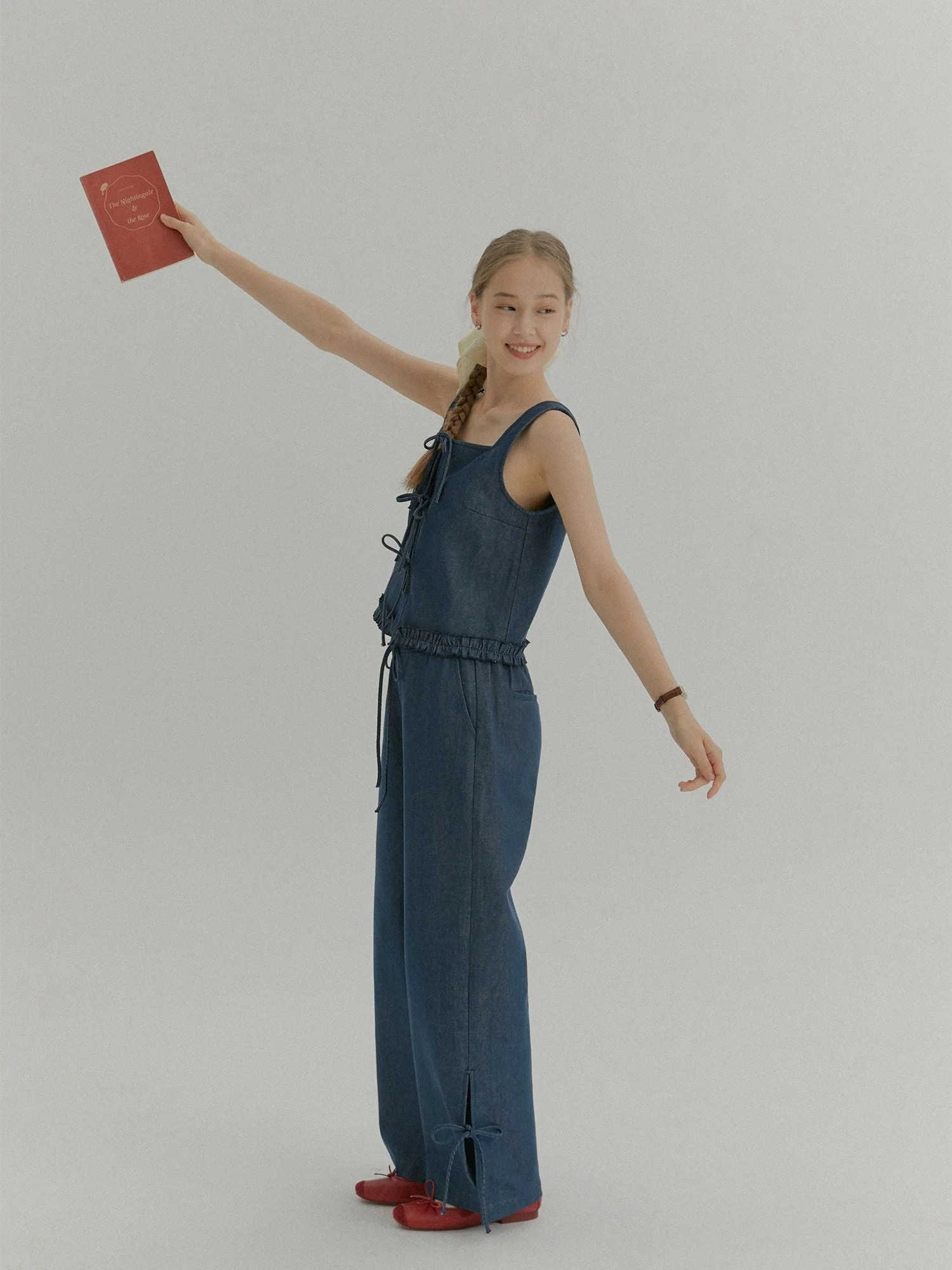 Tie-Slit Wide Pants - Image 2