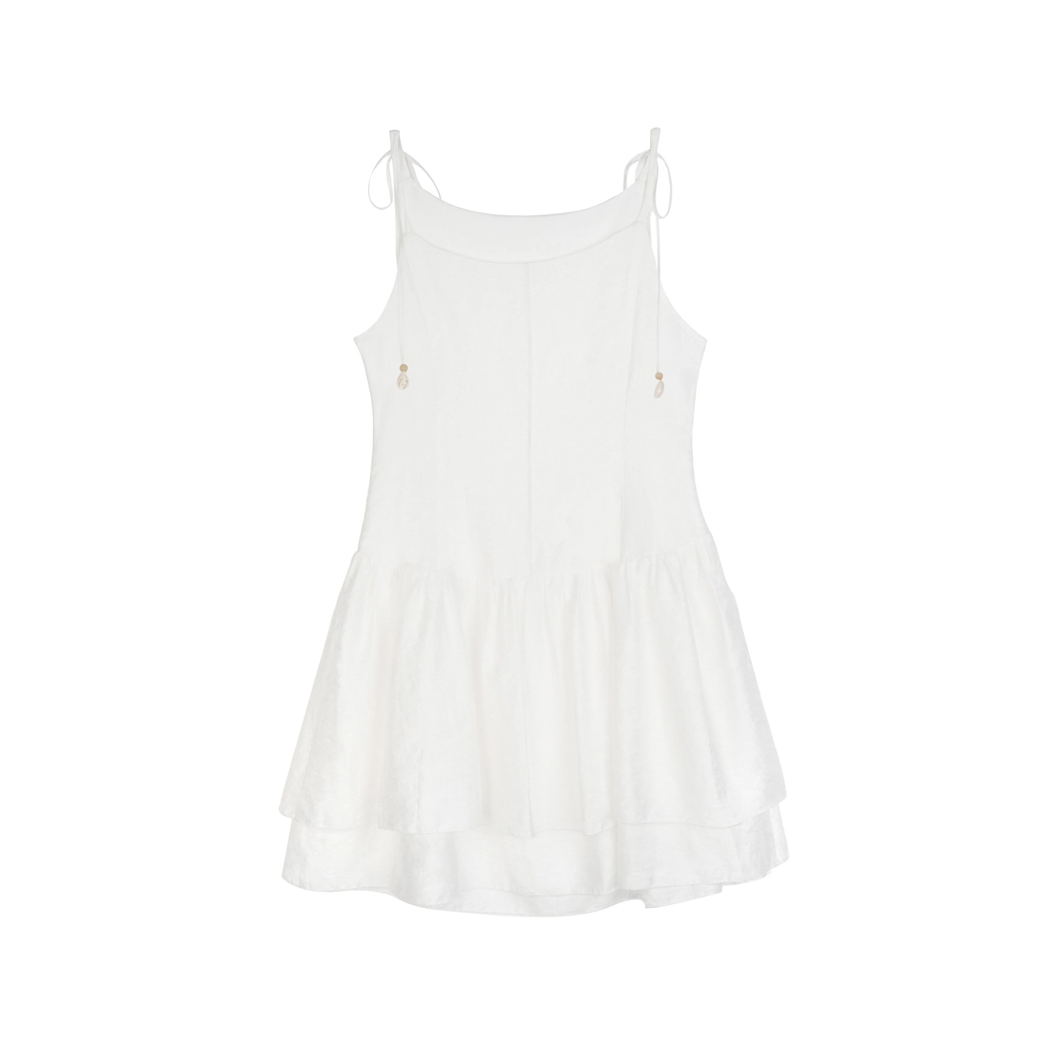 Tie-Strap Tiered Dress - Image 6