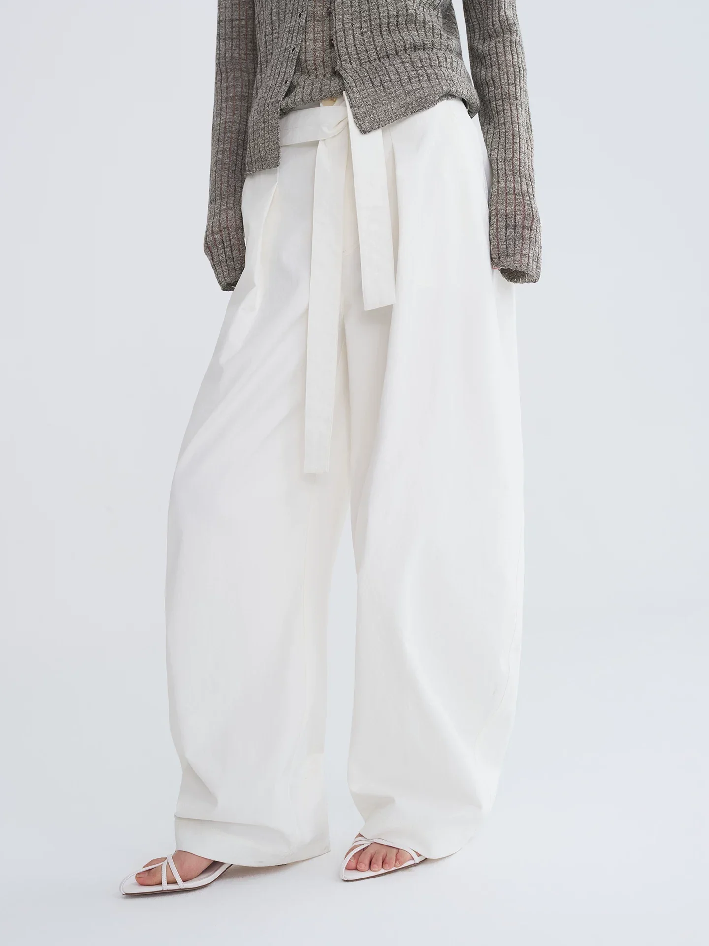 Tie-Waist Balloon Pants