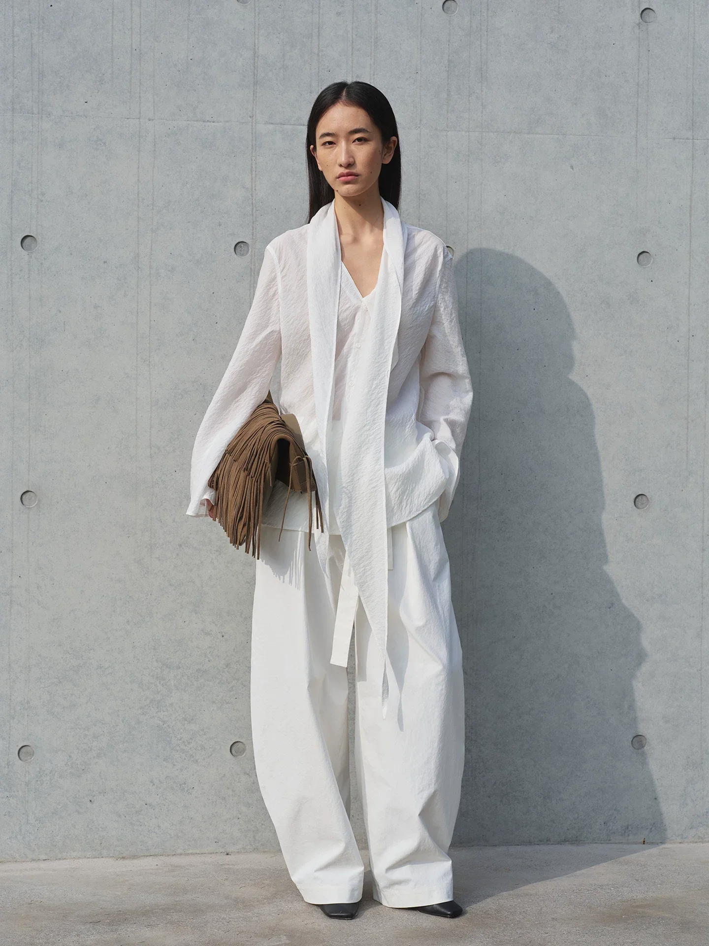 Tie-Waist Balloon Pants - Image 2