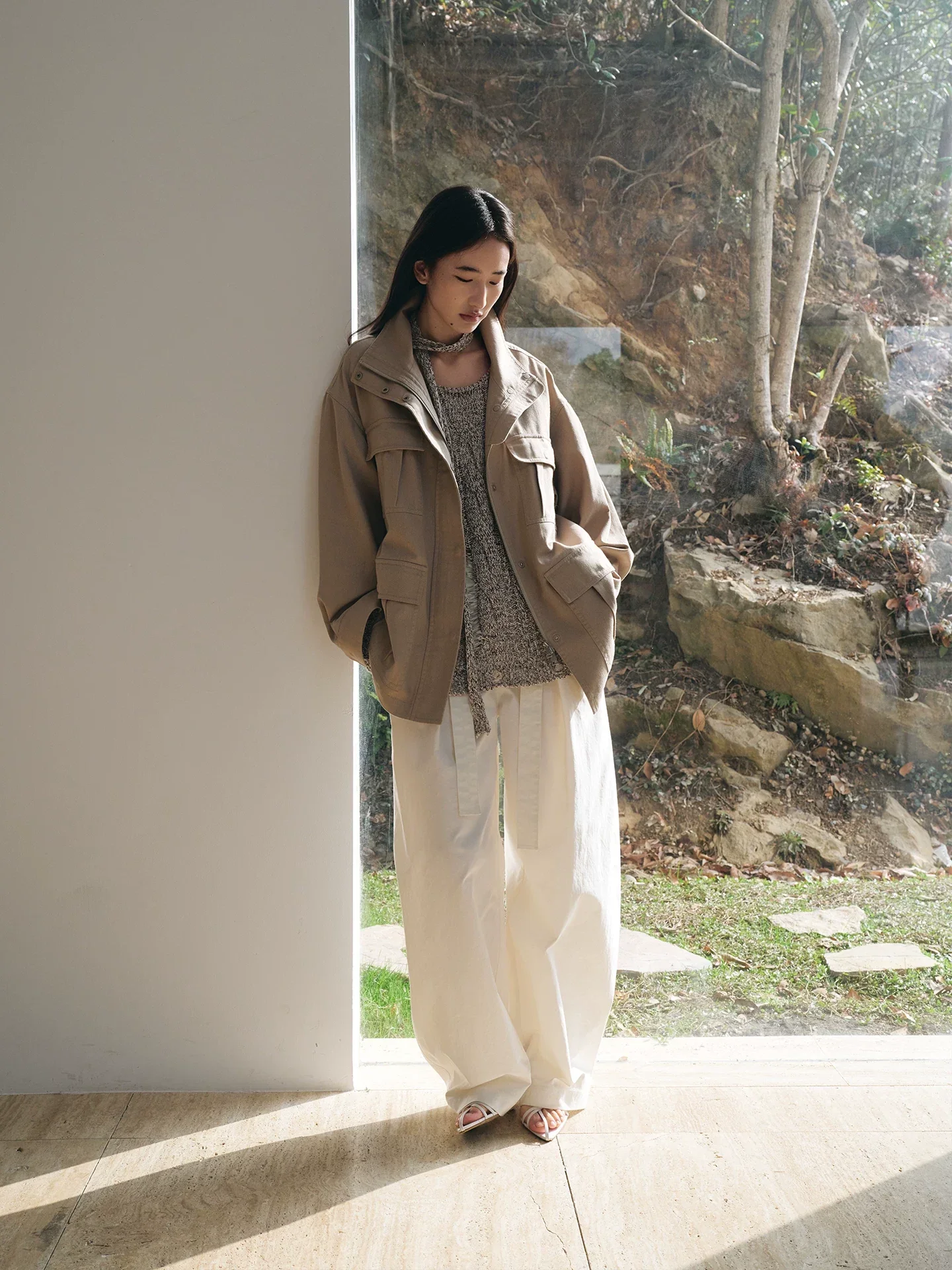 Tie-Waist Balloon Pants - Image 3