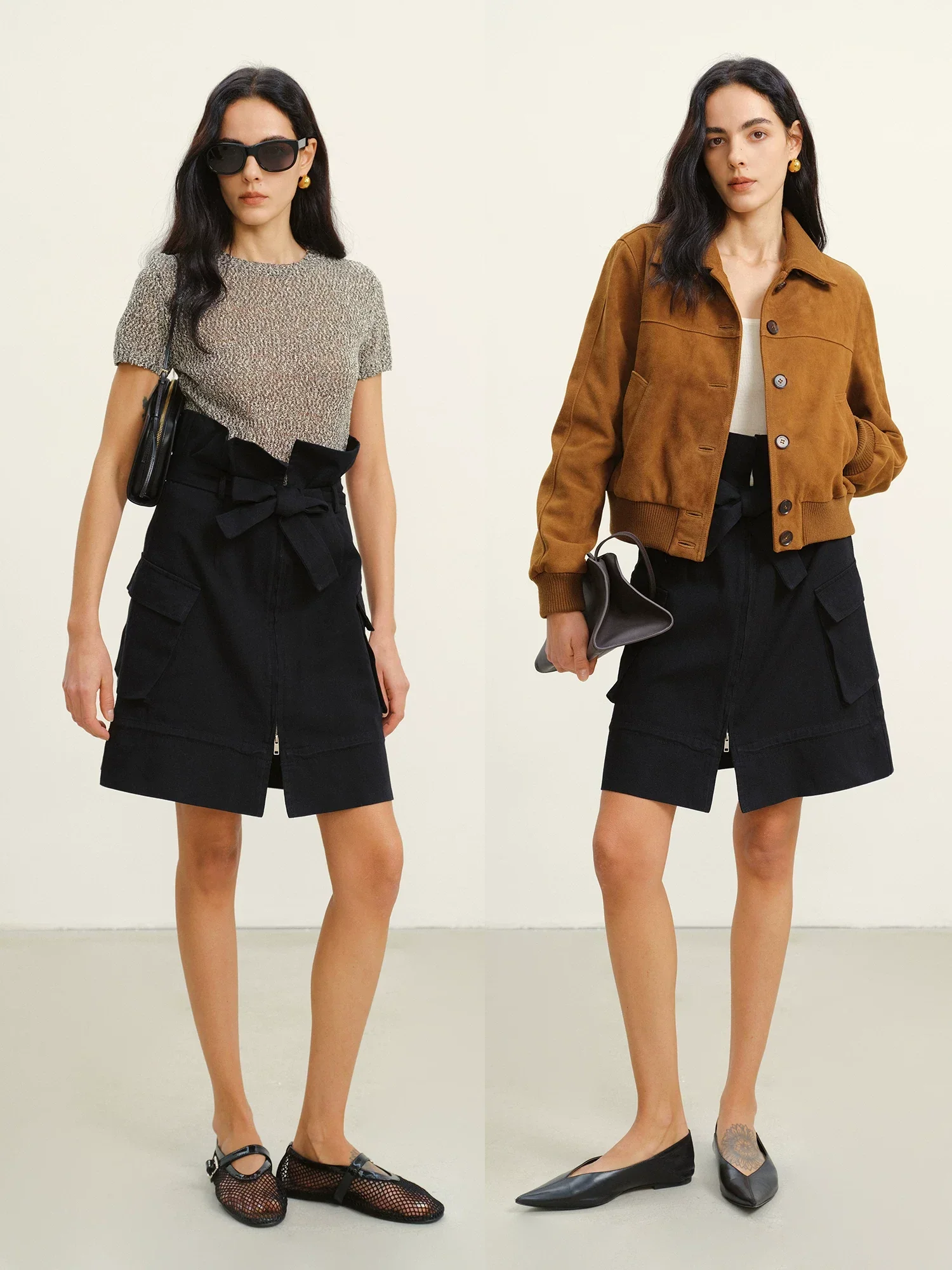 Tie-Waist Cargo Skirt - Image 2