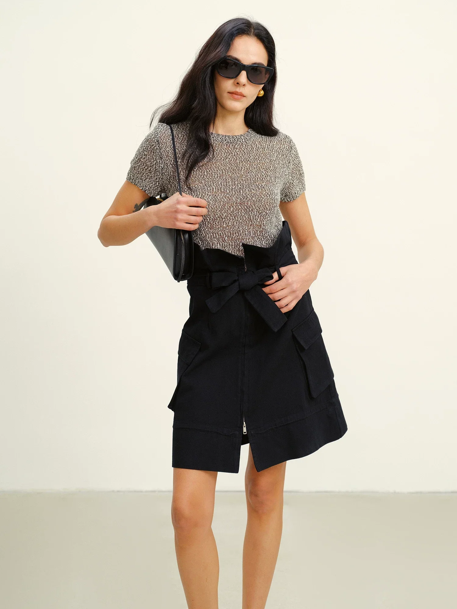 Tie-Waist Cargo Skirt - Image 4
