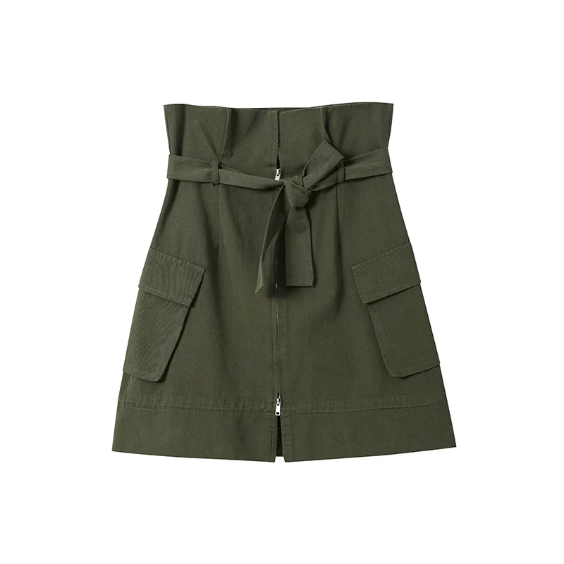 Tie-Waist Cargo Skirt - Image 6