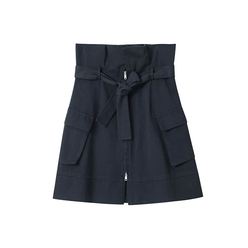 Tie-Waist Cargo Skirt - Image 7