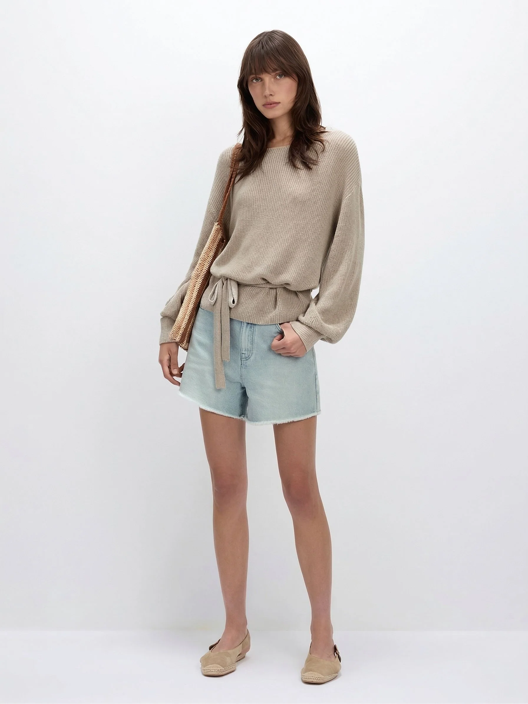 Tie-Waist Knit Sweater - Image 5