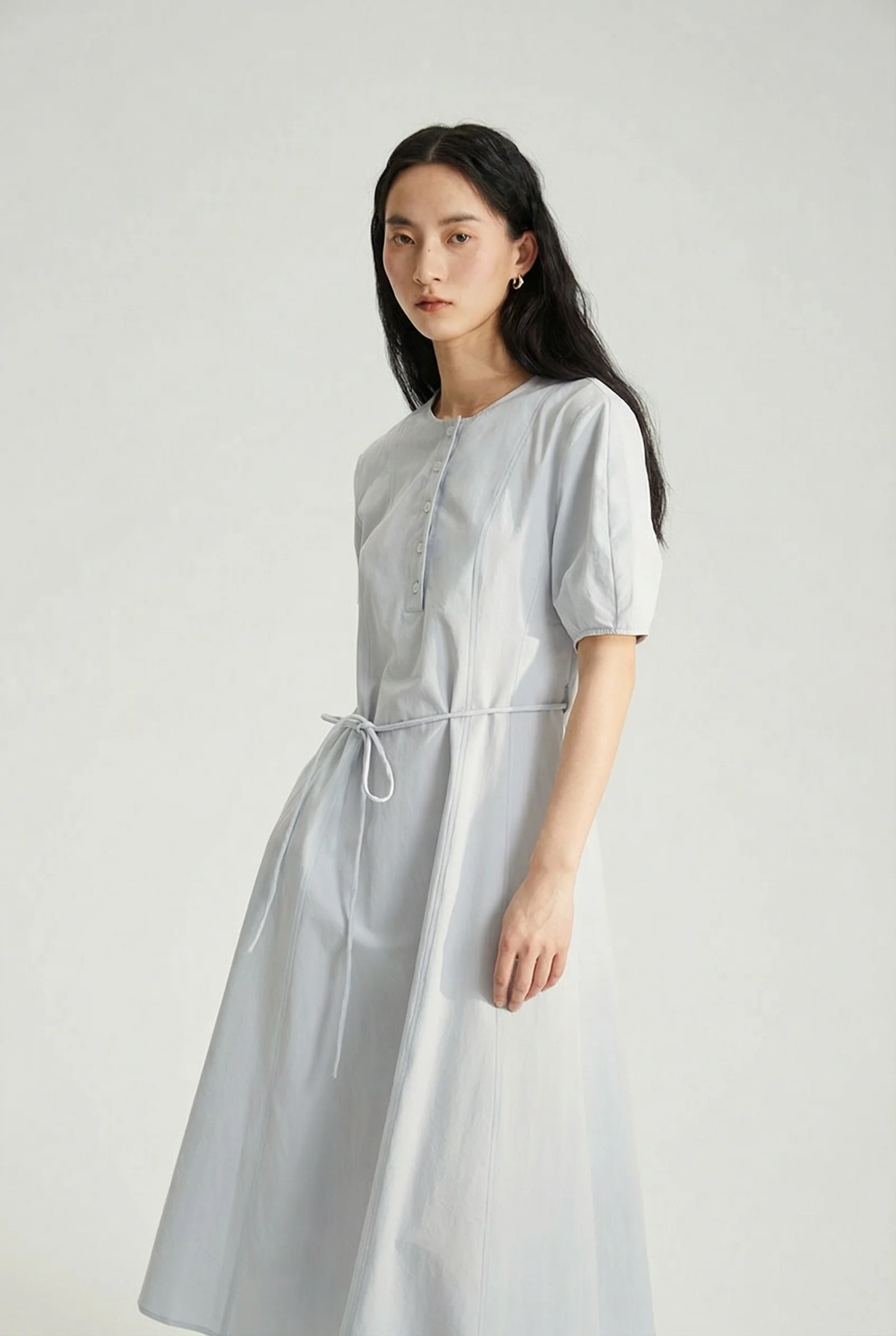 Tie-Waist Midi Dress - Image 4