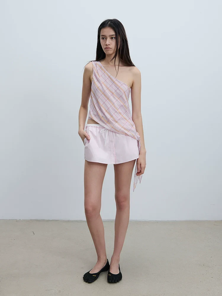 Tie-Waist Mini Skort - Image 3