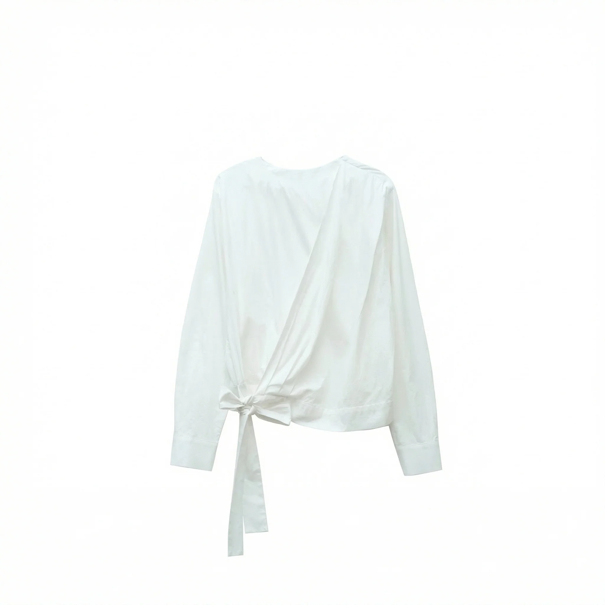 Tie-Waist Wrap Blouse - Image 7