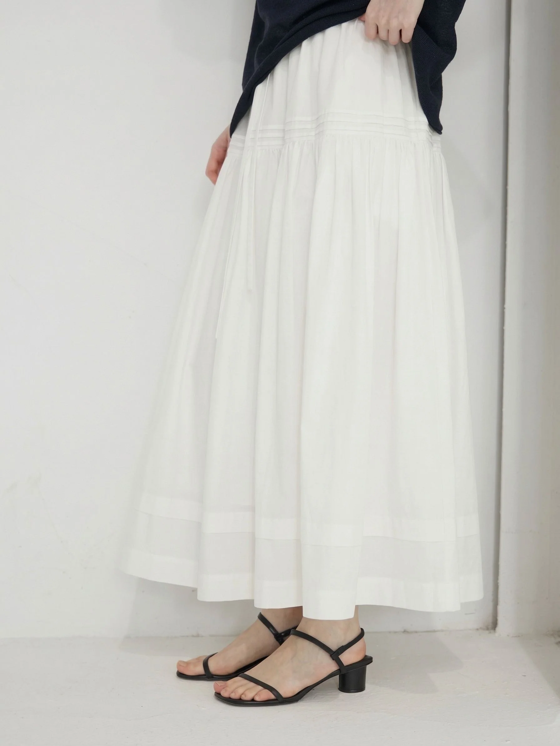 Tiered Drawstring Skirt - Image 2
