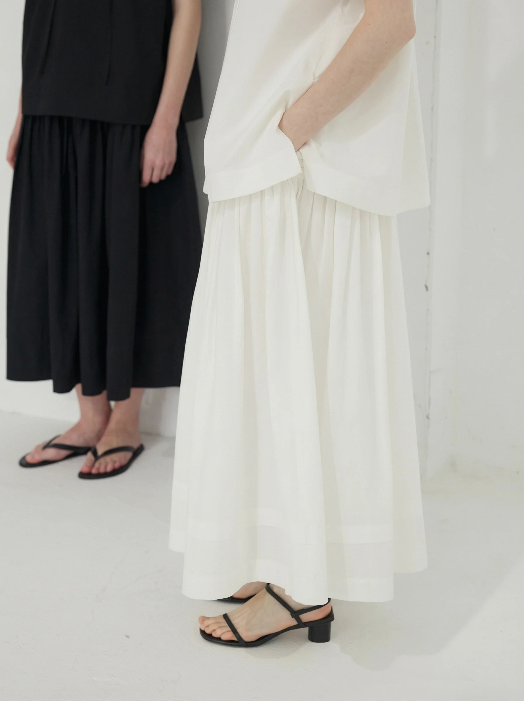 Tiered Drawstring Skirt - Image 3