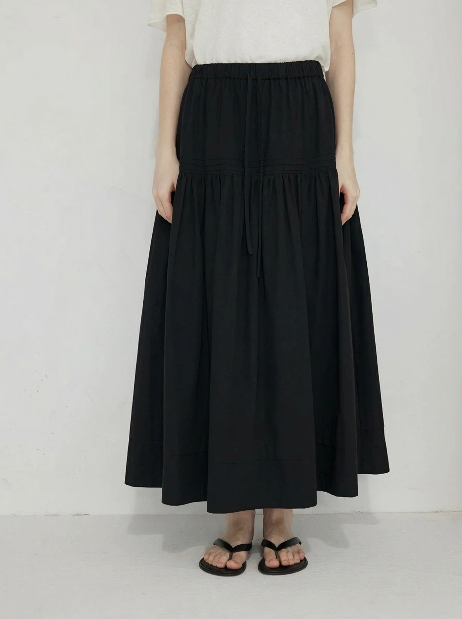 Tiered Drawstring Skirt - Image 6