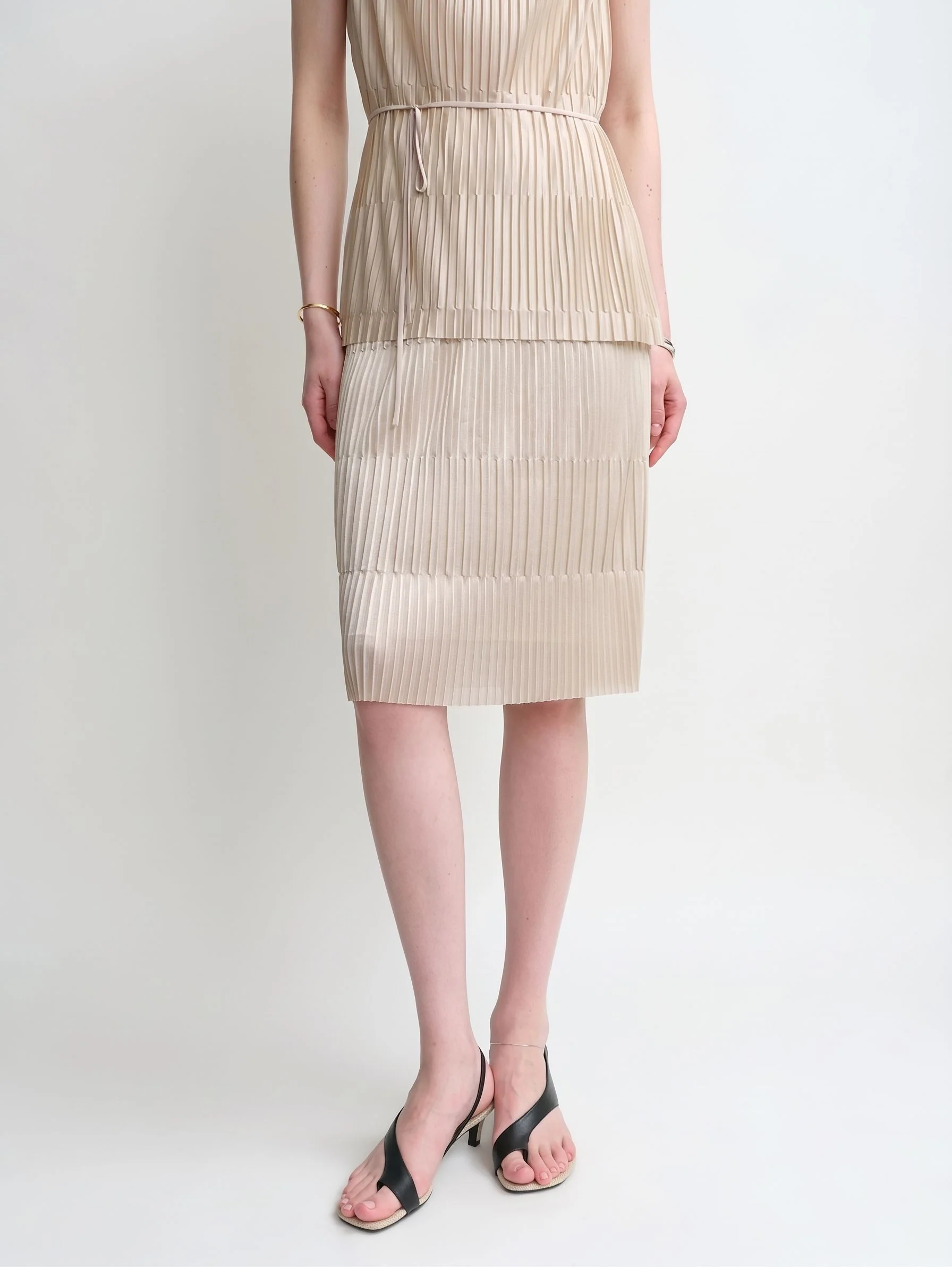 Tiered Pleat Dress - Image 2